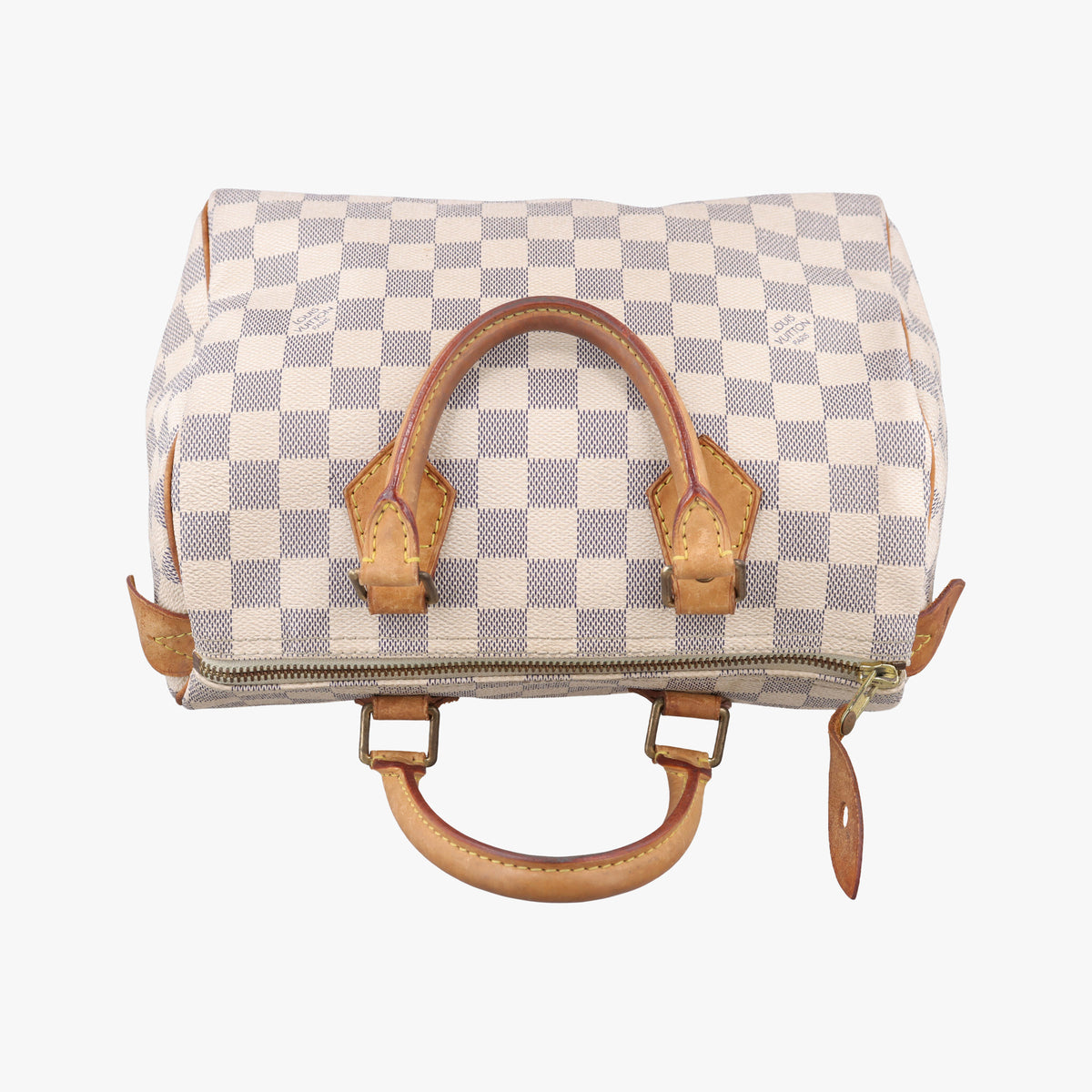 Pre-owned Louis Vuitton Speedy 25 AZUR Damier Canvas N41534 handbag | stylenewstar