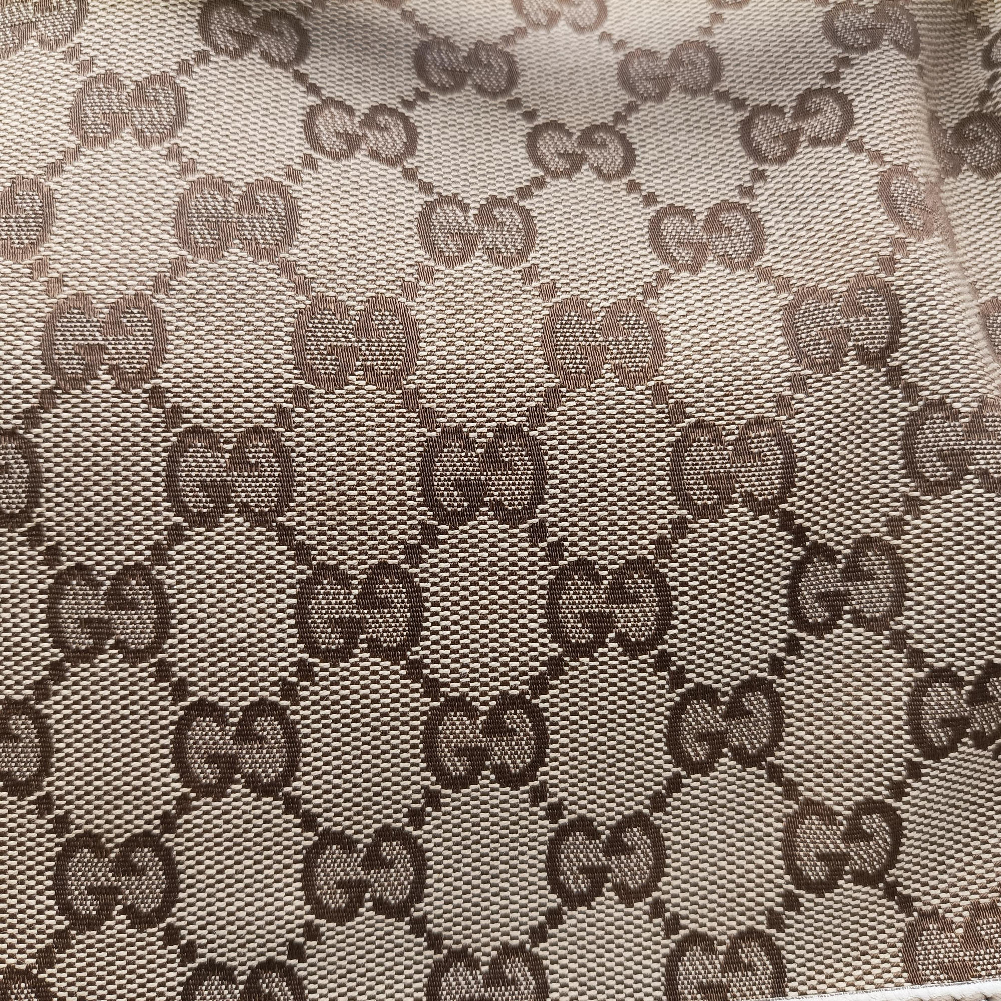 Pre-owned Gucci Bamboo Beige×White Canvas×Leather 282315 shoulderbag | stylenewstar
