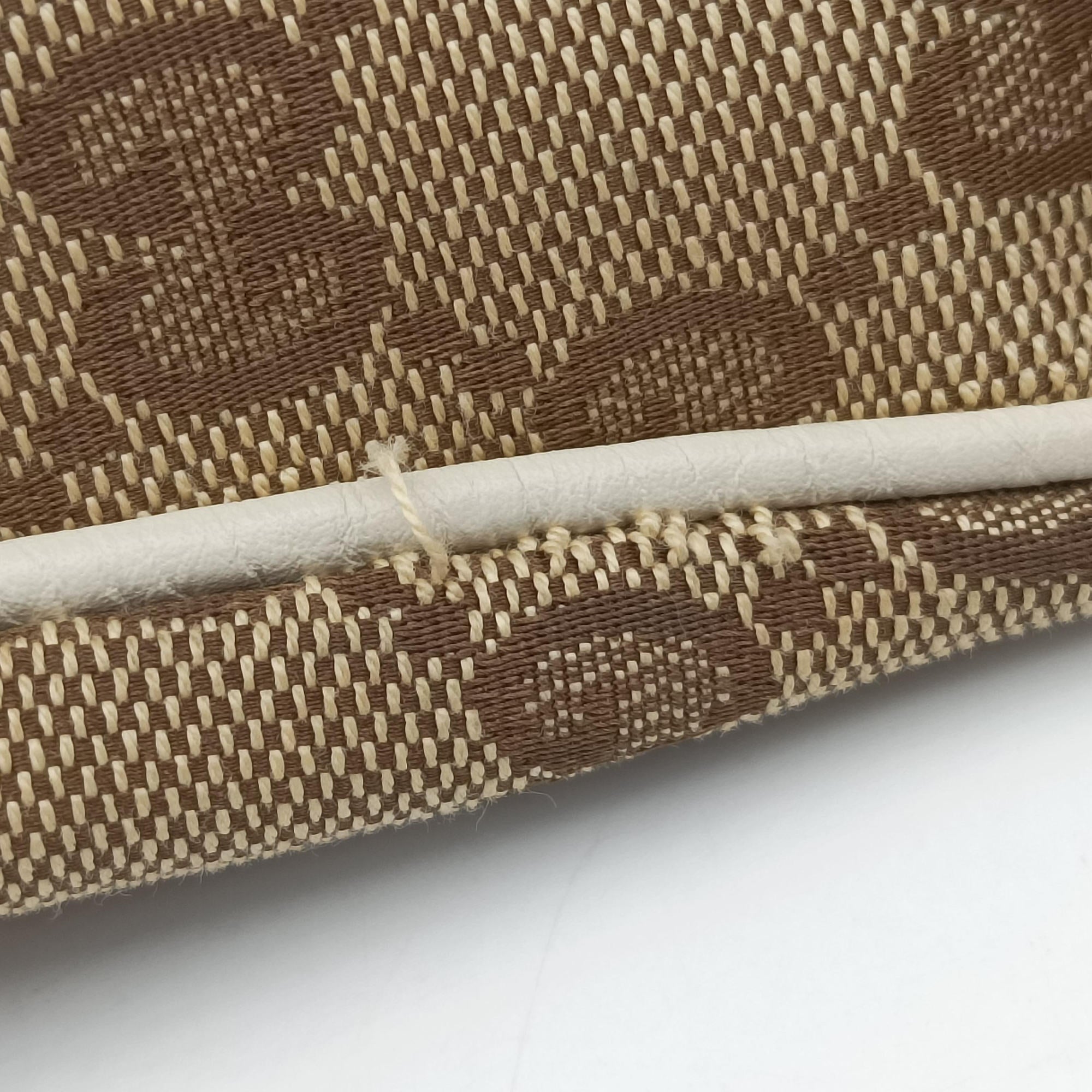 Pre-owned Gucci Bamboo Beige×White Canvas×Leather 282315 shoulderbag | stylenewstar