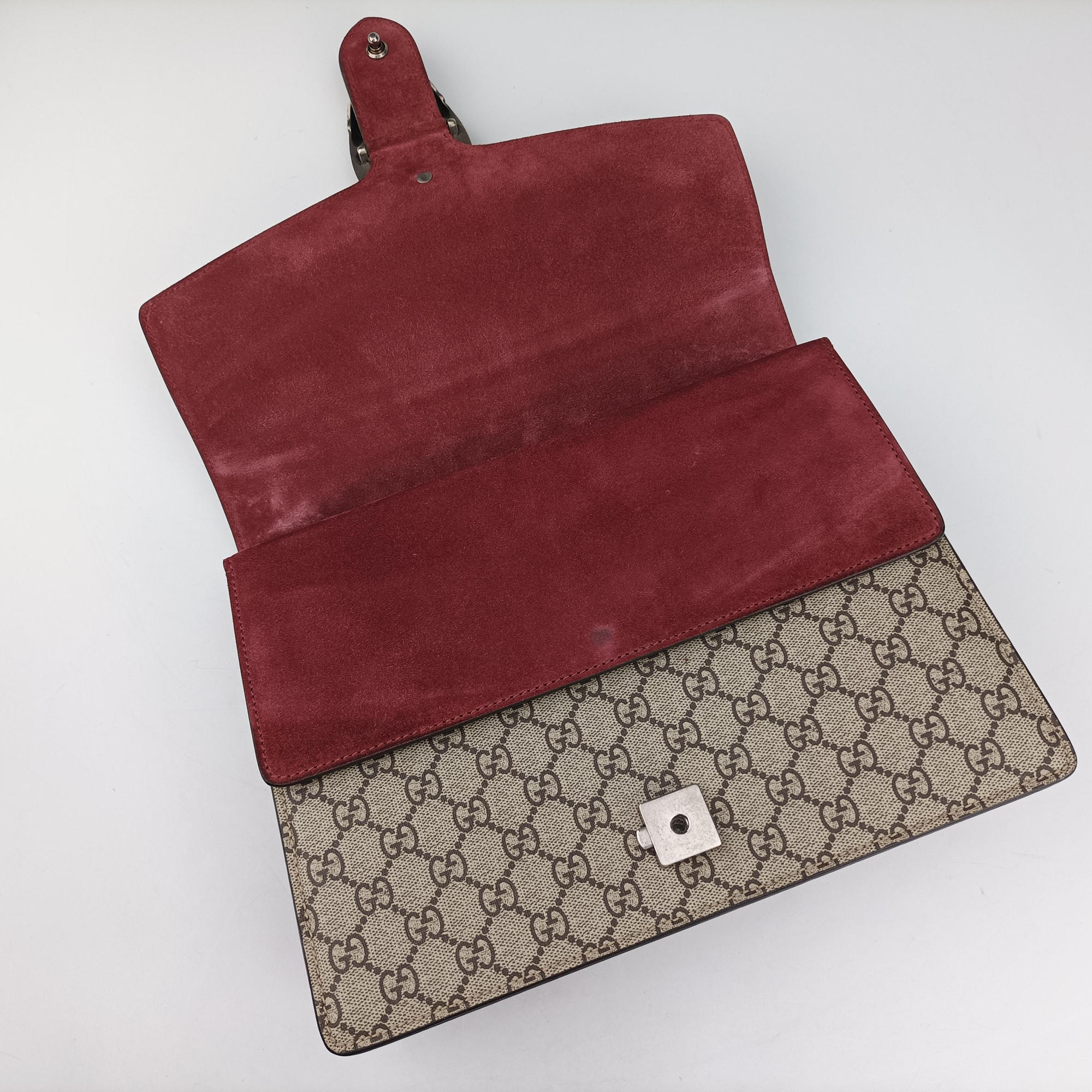 Pre-owned Gucci Dionysus Multicolour PVC coated canvas 400235 shoulderbag | stylenewstar