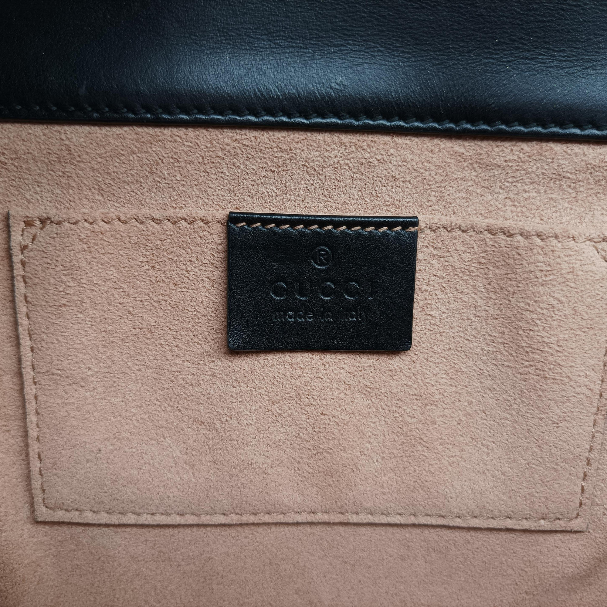 Pre-owned Gucci Padlock beige×Black PVC coated canvas×Leather 432182 shoulderbag | stylenewstar