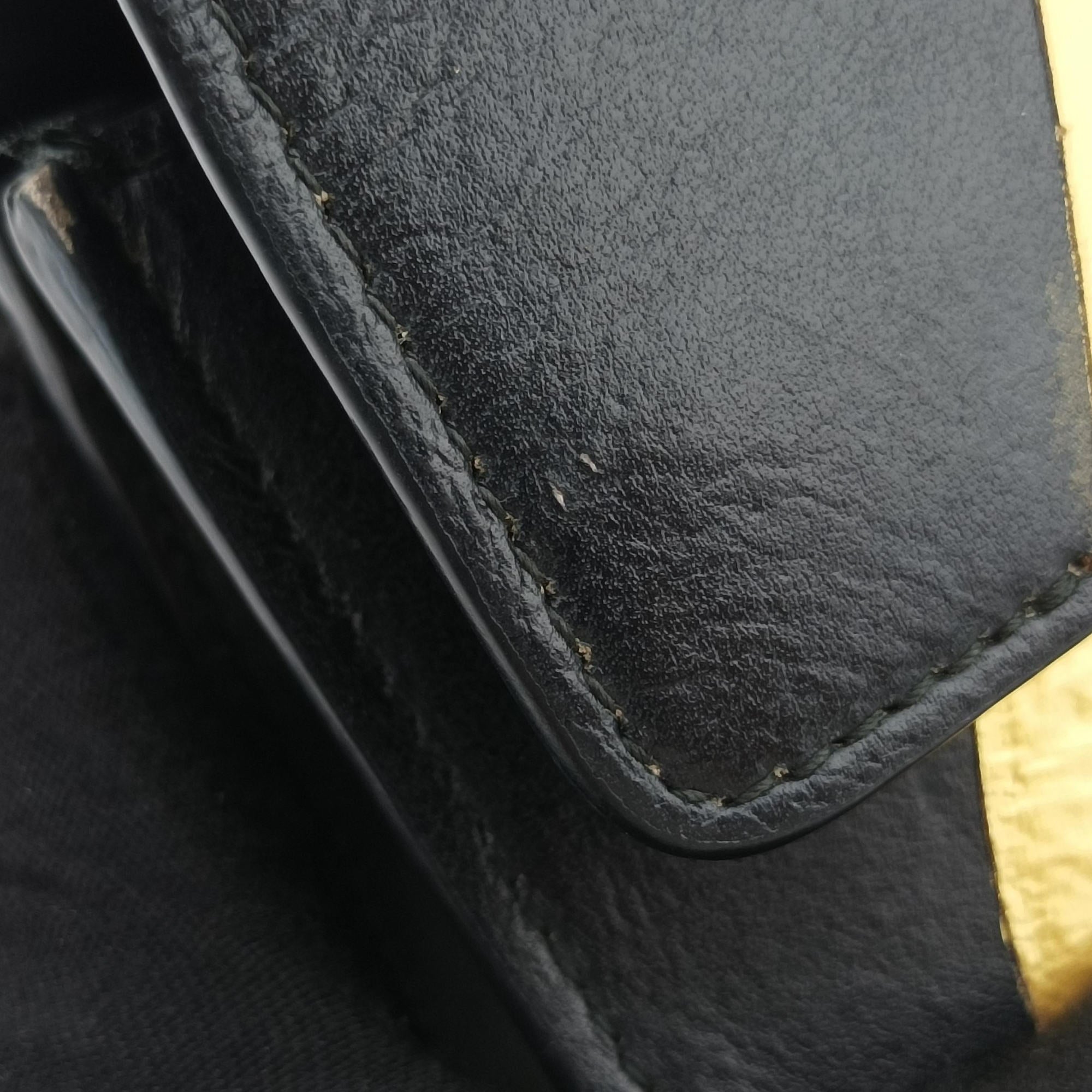 Pre-owned Gucci Padlock beige×Black PVC coated canvas×Leather 432182 shoulderbag | stylenewstar