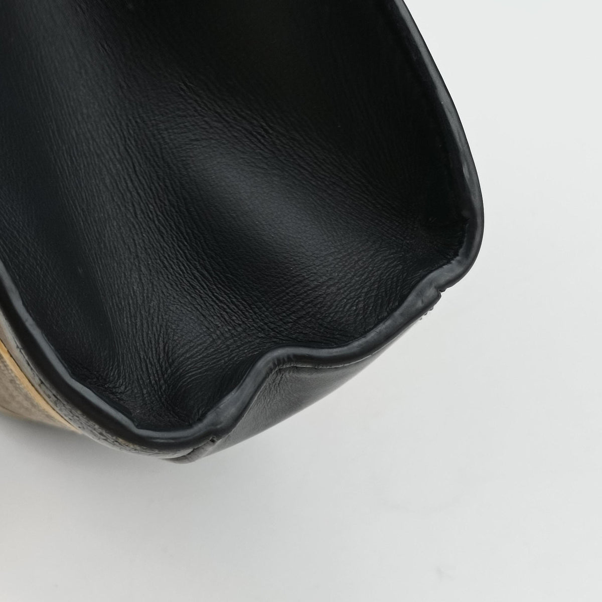 Pre-owned Gucci Padlock beige×Black PVC coated canvas×Leather 432182 shoulderbag | stylenewstar