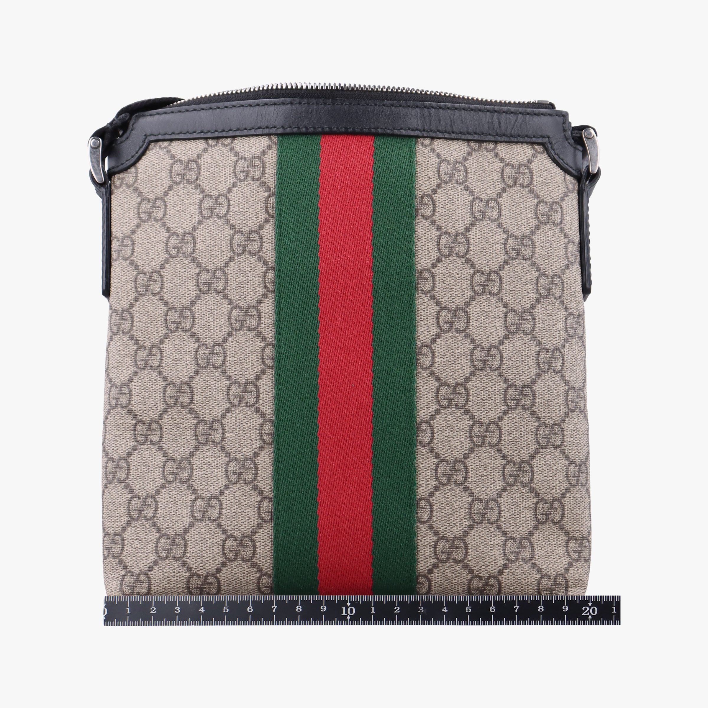 Pre-owned Gucci Web GG Supreme Messenger Beige×Multicolour PVC coated canvas 471454 shoulderbag | stylenewstar
