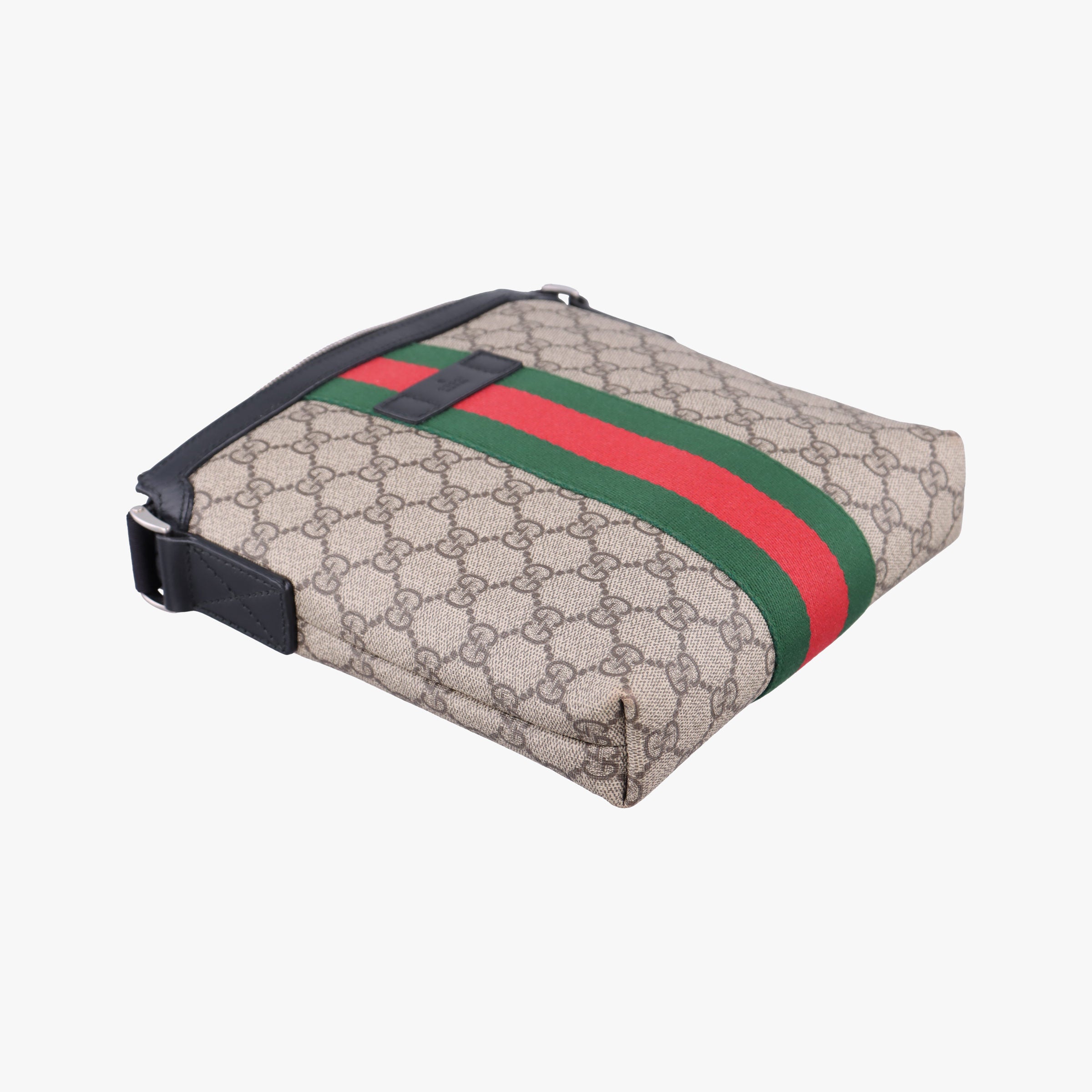 Pre-owned Gucci Web GG Supreme Messenger Beige×Multicolour PVC coated canvas 471454 shoulderbag | stylenewstar