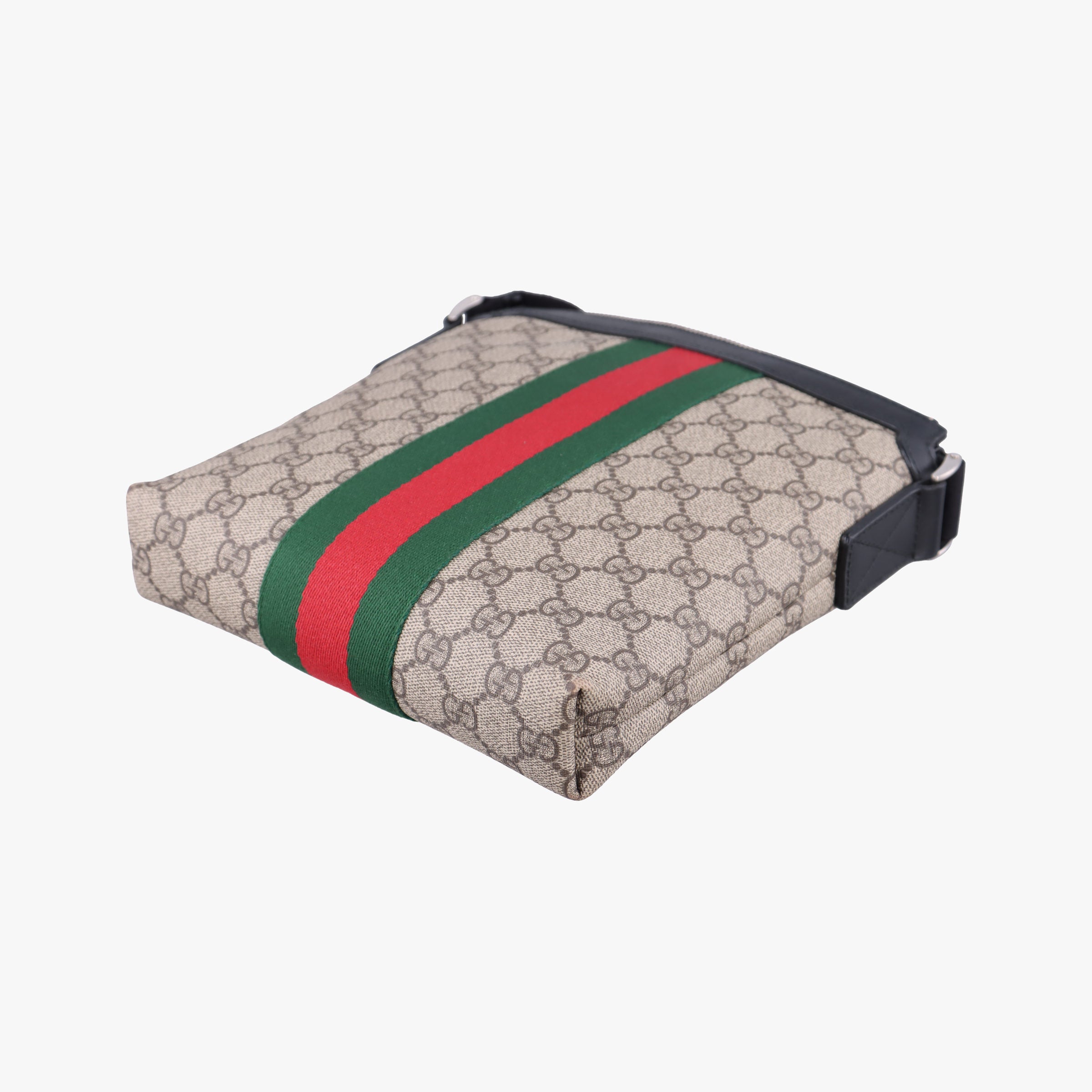 Pre-owned Gucci Web GG Supreme Messenger Beige×Multicolour PVC coated canvas 471454 shoulderbag | stylenewstar