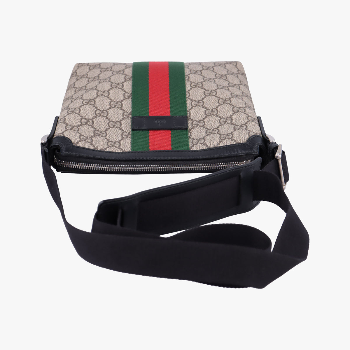 Pre-owned Gucci Web GG Supreme Messenger Beige×Multicolour PVC coated canvas 471454 shoulderbag | stylenewstar