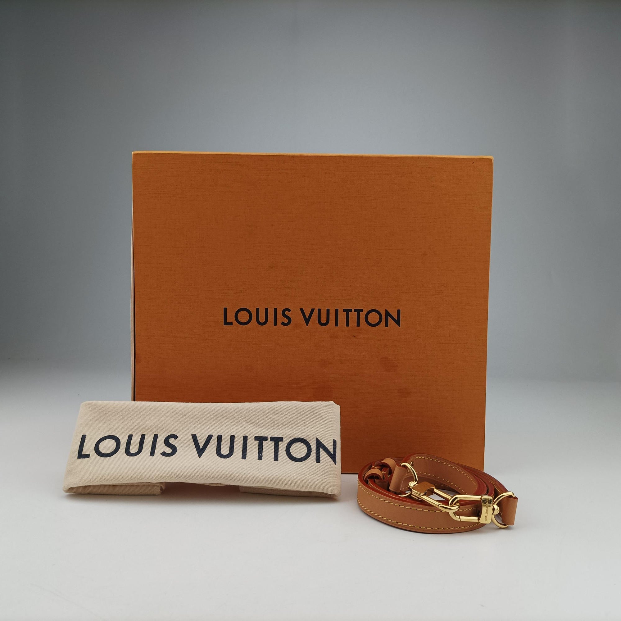 Pre-owned Louis Vuitton loop Brown PVC coated canvas M81098 shoulderbag | stylenewstar
