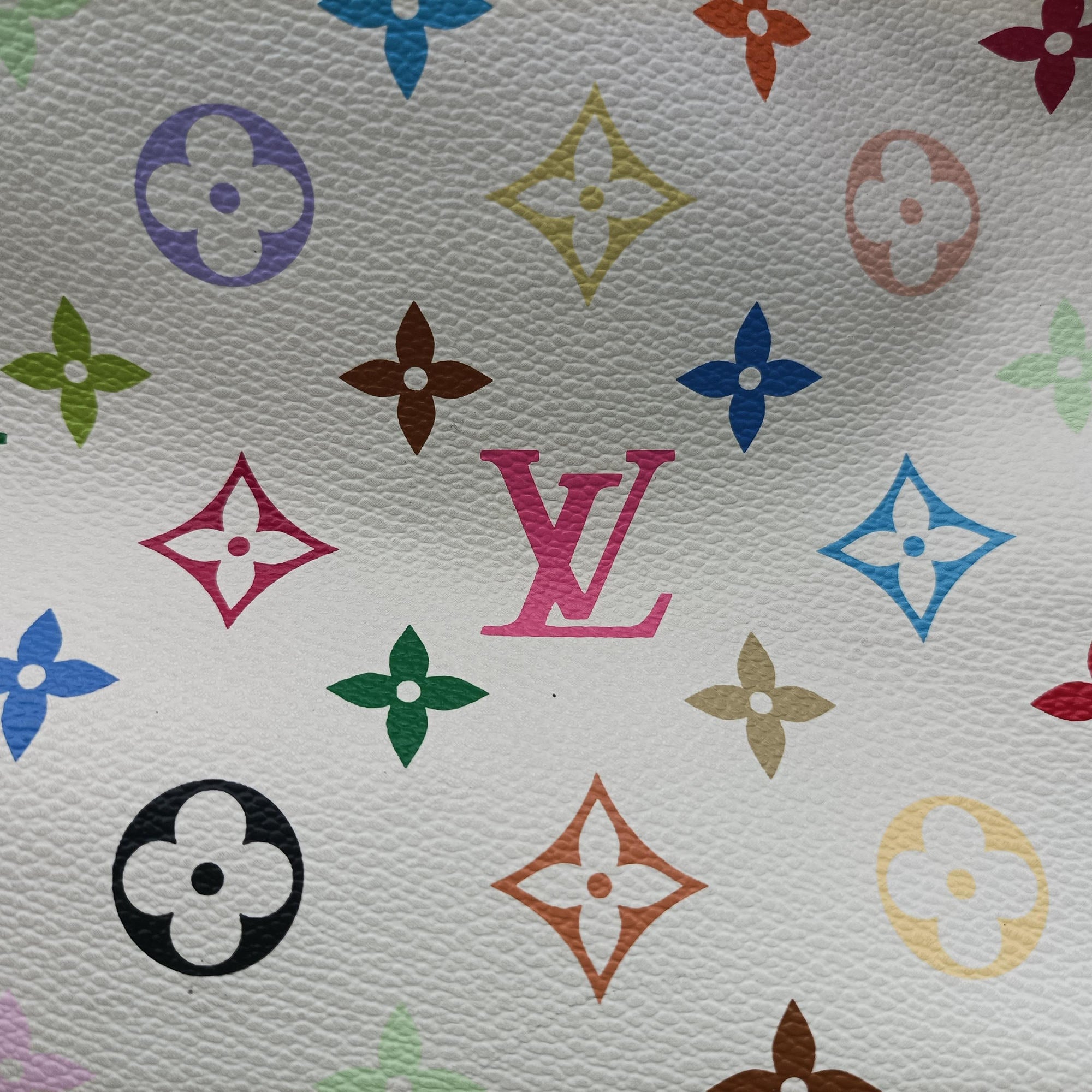 Pre-owned Louis Vuitton GRETA white Monogram Multicolor M40195 shoulderbag | stylenewstar