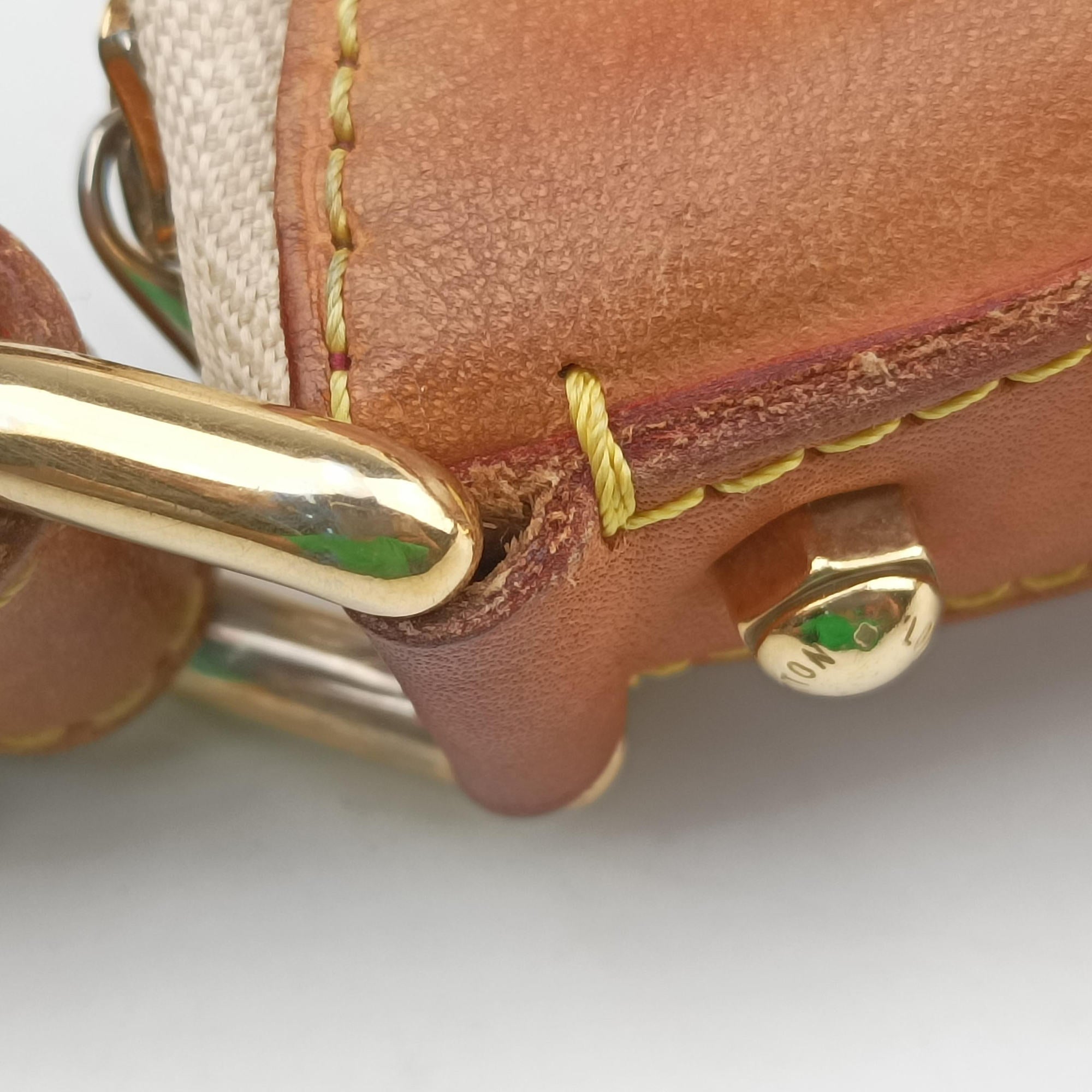 Pre-owned Louis Vuitton GRETA white Monogram Multicolor M40195 shoulderbag | stylenewstar