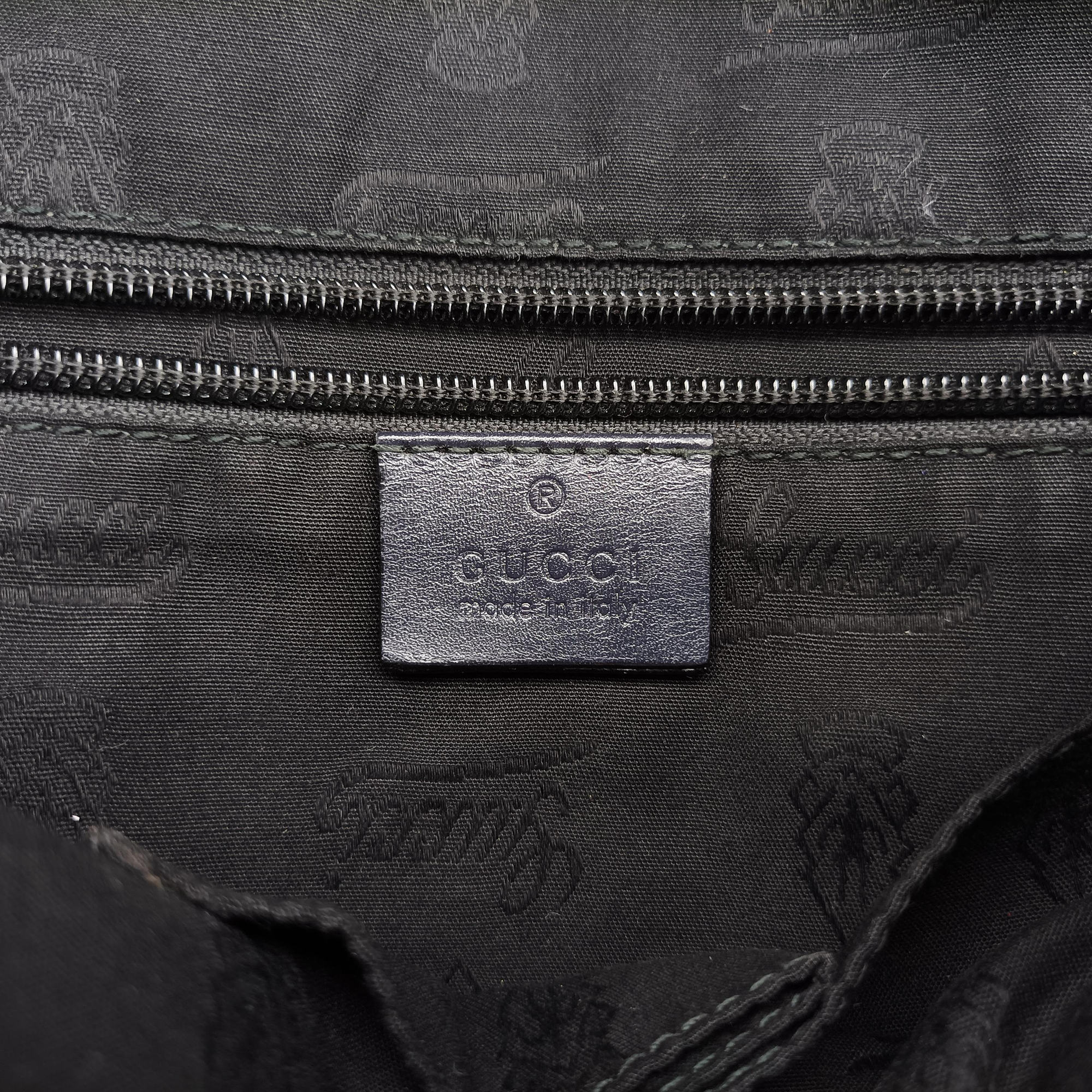 Pre-owned Gucci GG Imprime Messenger Navy PVC coated canvas×Leather 201448 shoulderbag | stylenewstar