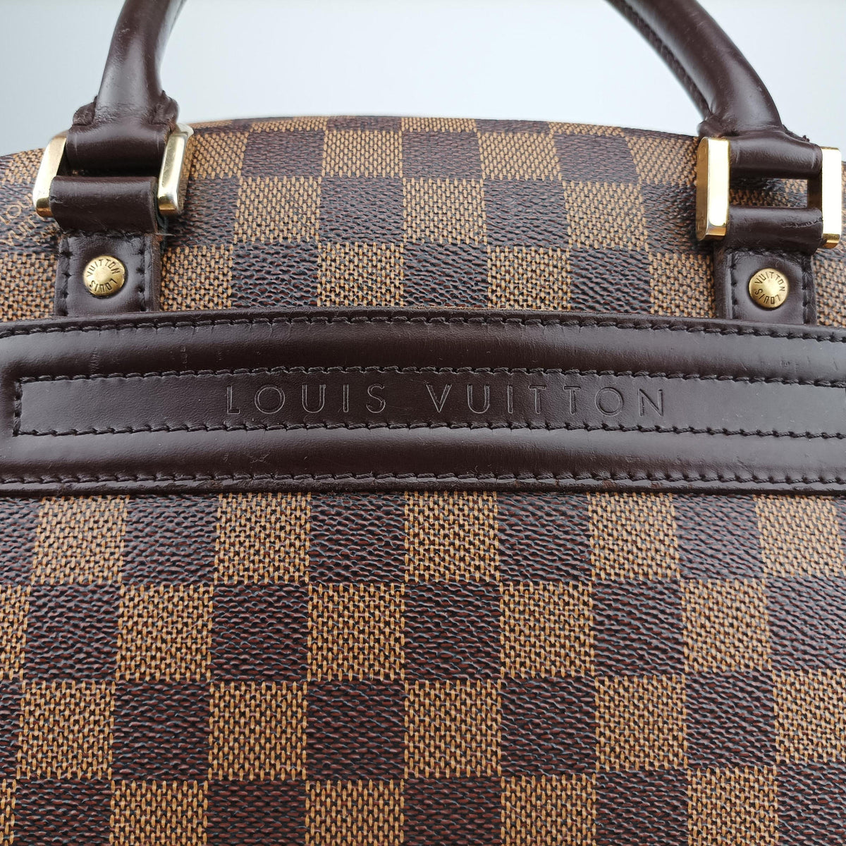 Pre-owned Louis Vuitton Nolita EBENE Damier Canvas N41455 handbag | stylenewstar