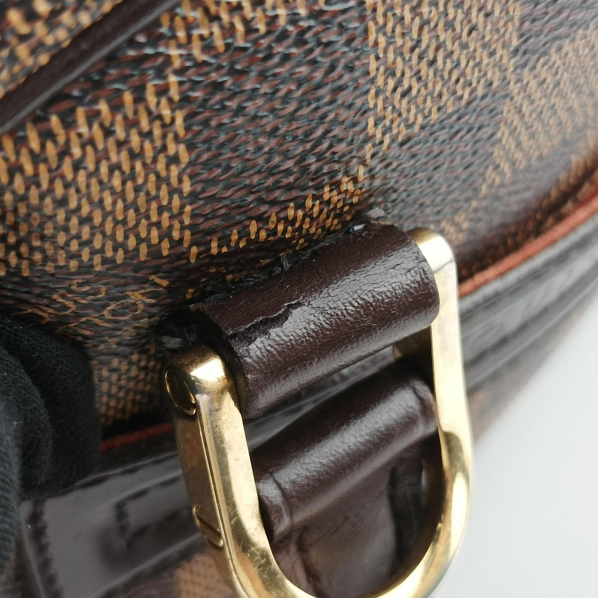 Pre-owned Louis Vuitton Nolita EBENE Damier Canvas N41455 handbag | stylenewstar