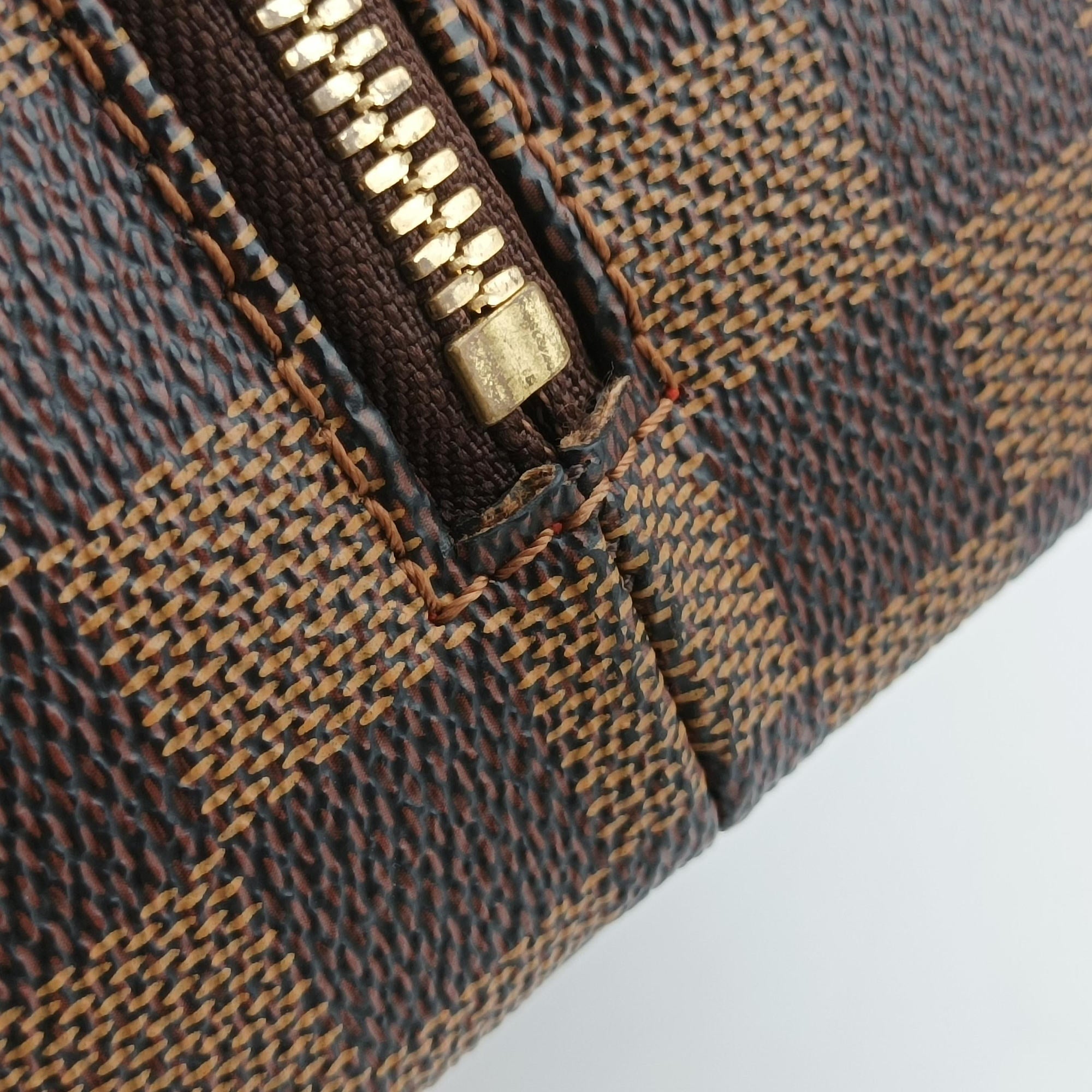 Pre-owned Louis Vuitton Nolita EBENE Damier Canvas N41455 handbag | stylenewstar