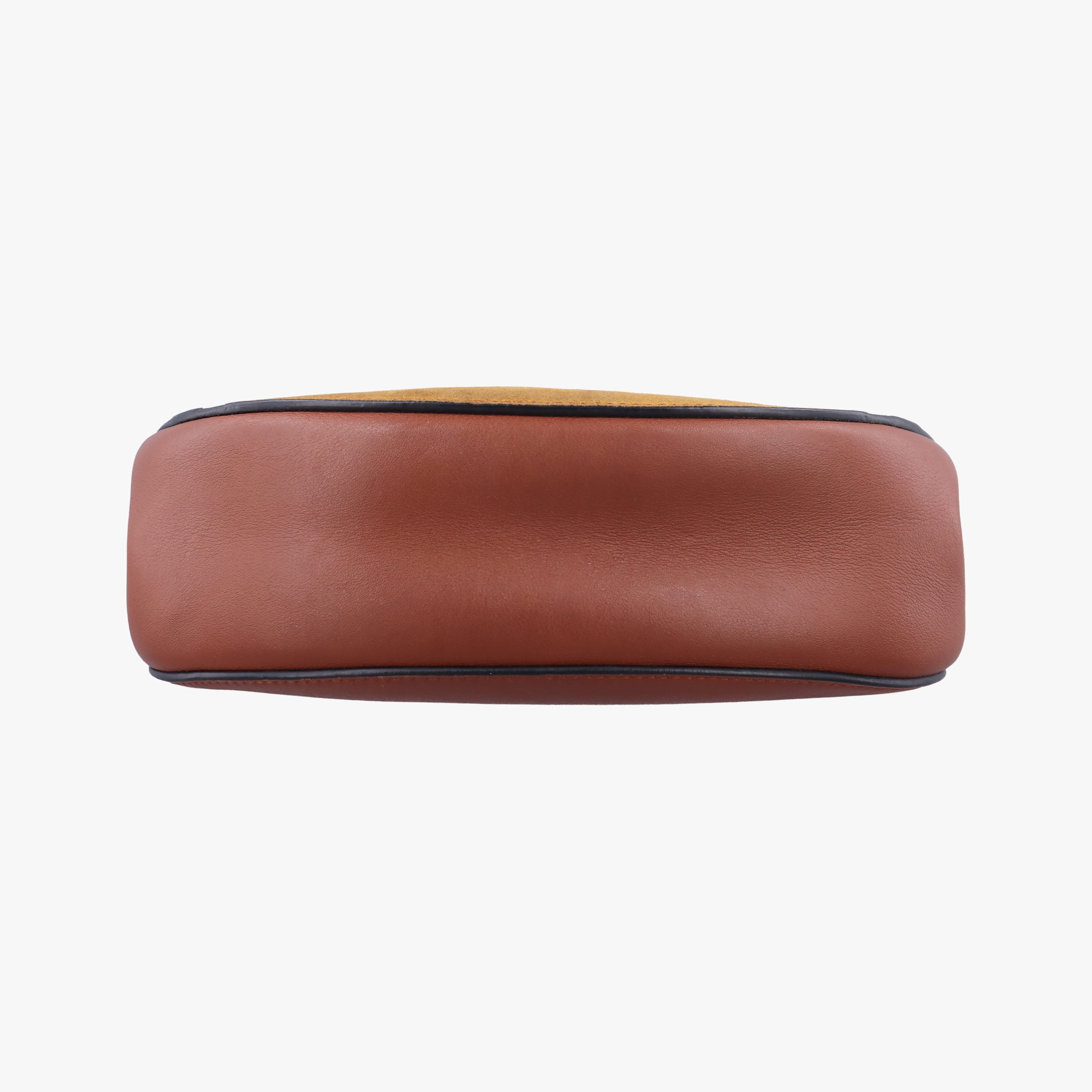 Vintage Chloe DREW Orange × Brown × Black Leather×suede  shoulderbag | stylenewstar