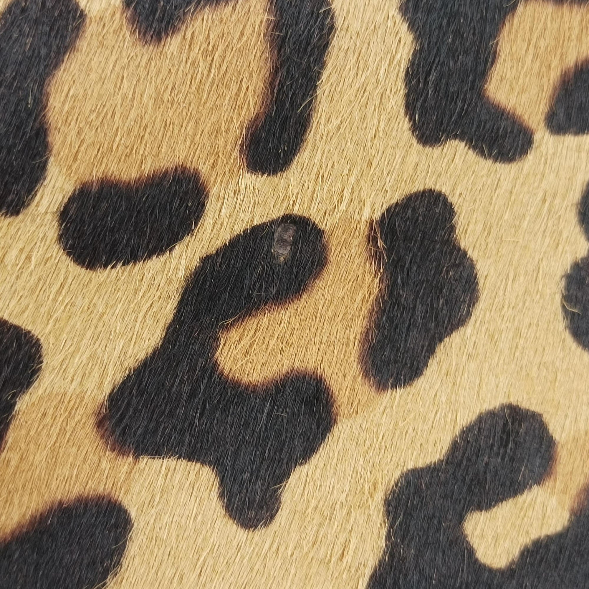 Pre-owned Miu Miu Leopard print Brown×Multicolour ponyhair×leather 1BD009 shoulderbag | stylenewstar