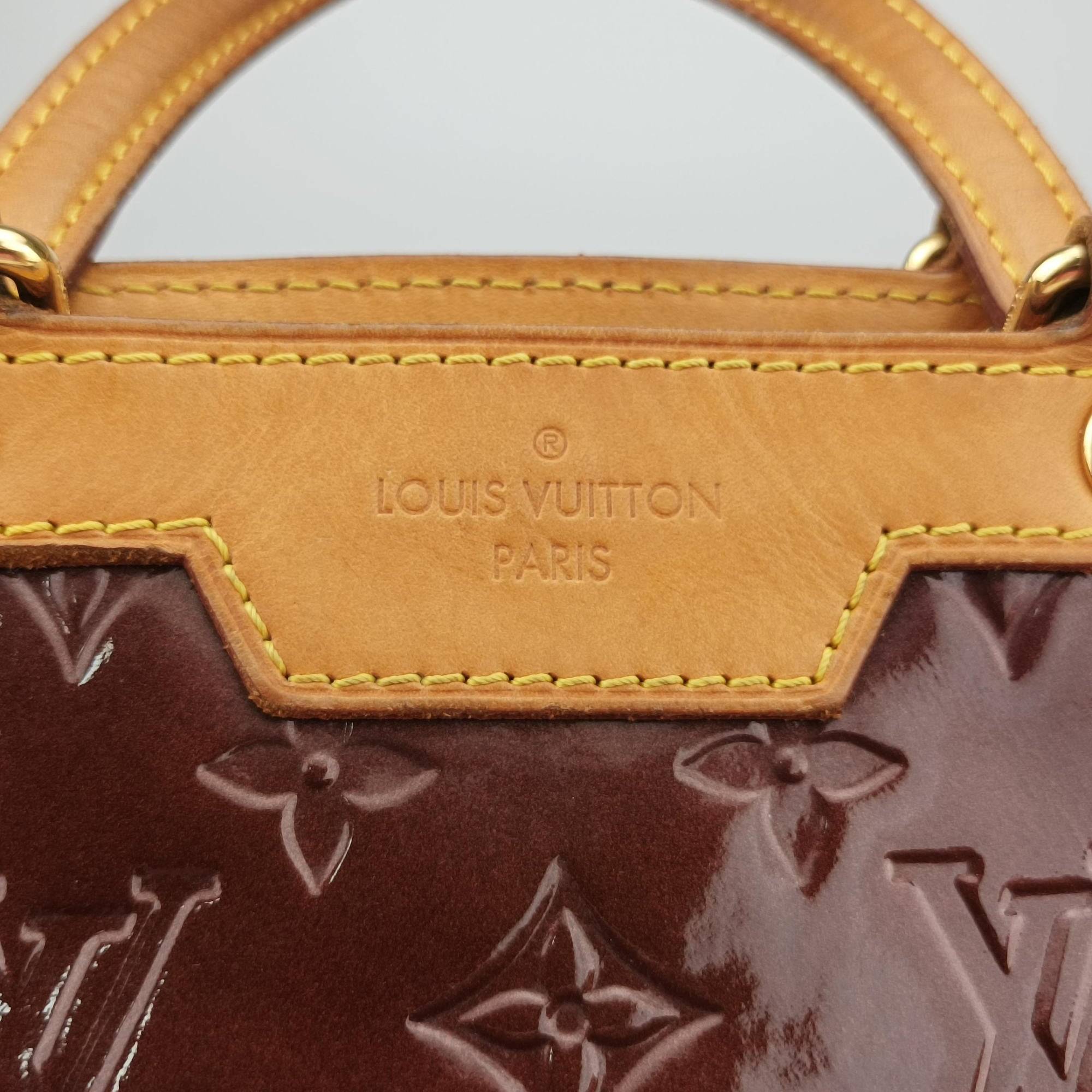 Pre-owned Louis Vuitton Brea MM ROUGE FAUVISTE Vernis M91690 shoulderbag | stylenewstar