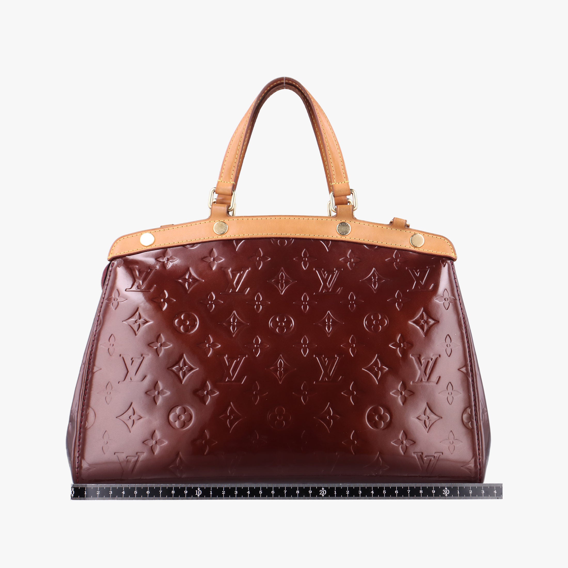 Pre-owned Louis Vuitton Brea MM ROUGE FAUVISTE Vernis M91690 shoulderbag | stylenewstar