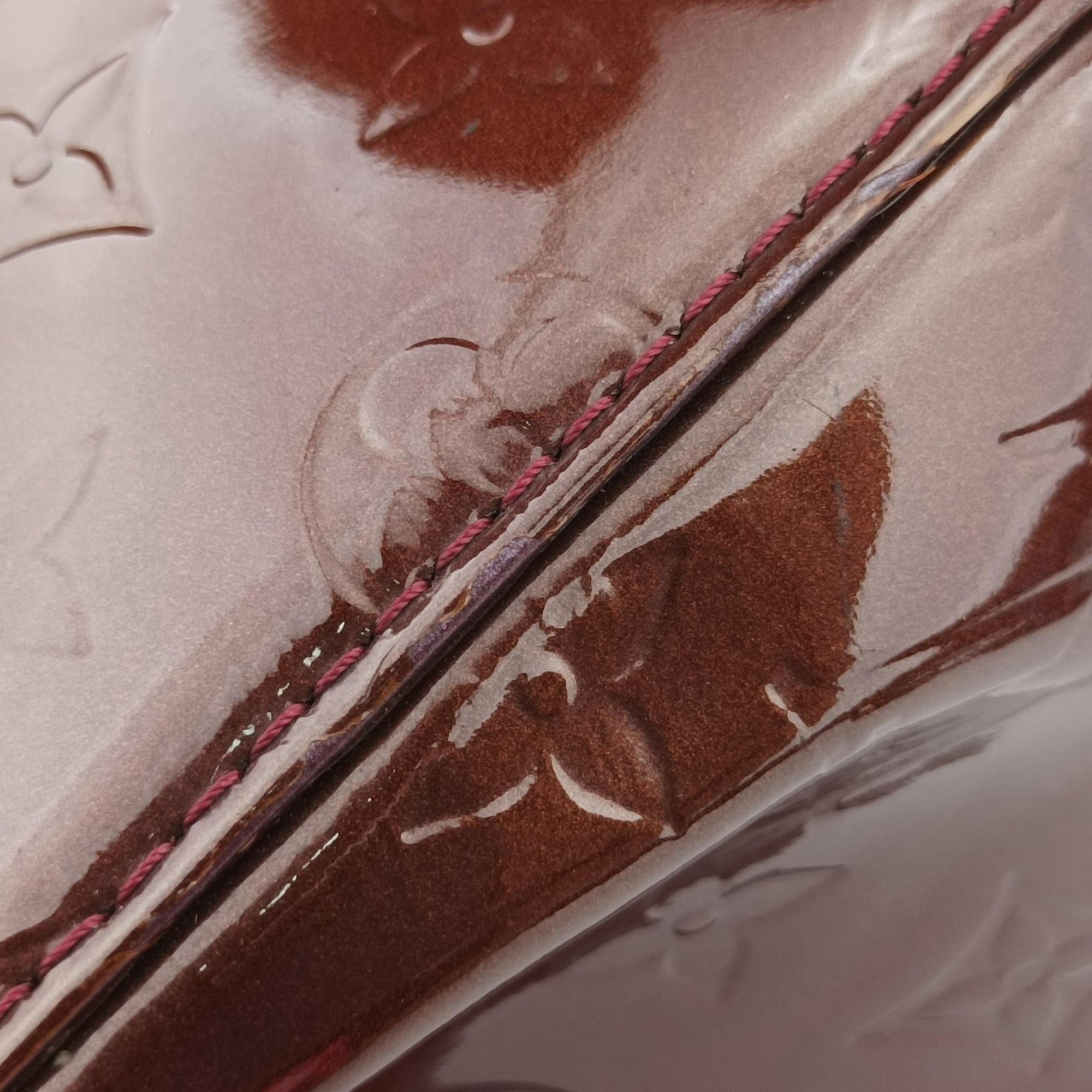 Pre-owned Louis Vuitton Brea MM ROUGE FAUVISTE Vernis M91690 shoulderbag | stylenewstar