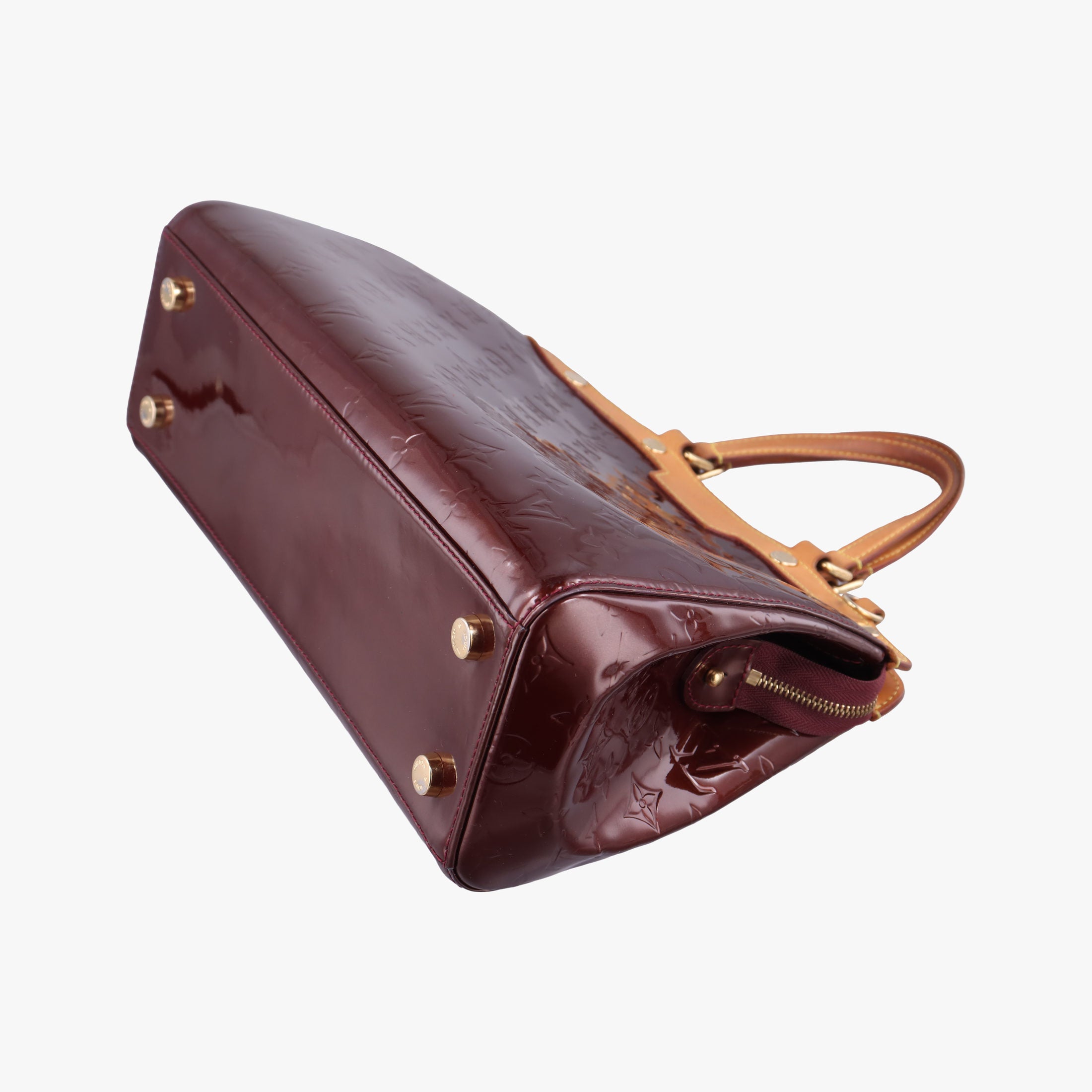 Pre-owned Louis Vuitton Brea MM ROUGE FAUVISTE Vernis M91690 shoulderbag | stylenewstar