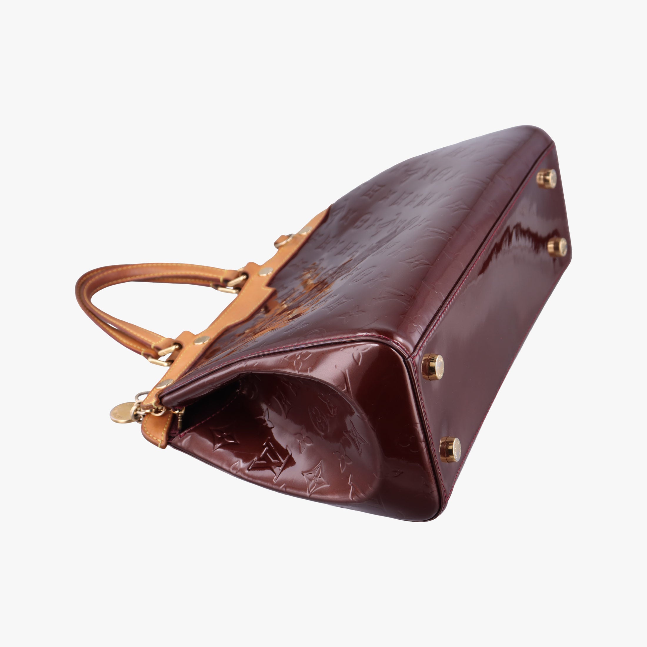 Pre-owned Louis Vuitton Brea MM ROUGE FAUVISTE Vernis M91690 shoulderbag | stylenewstar