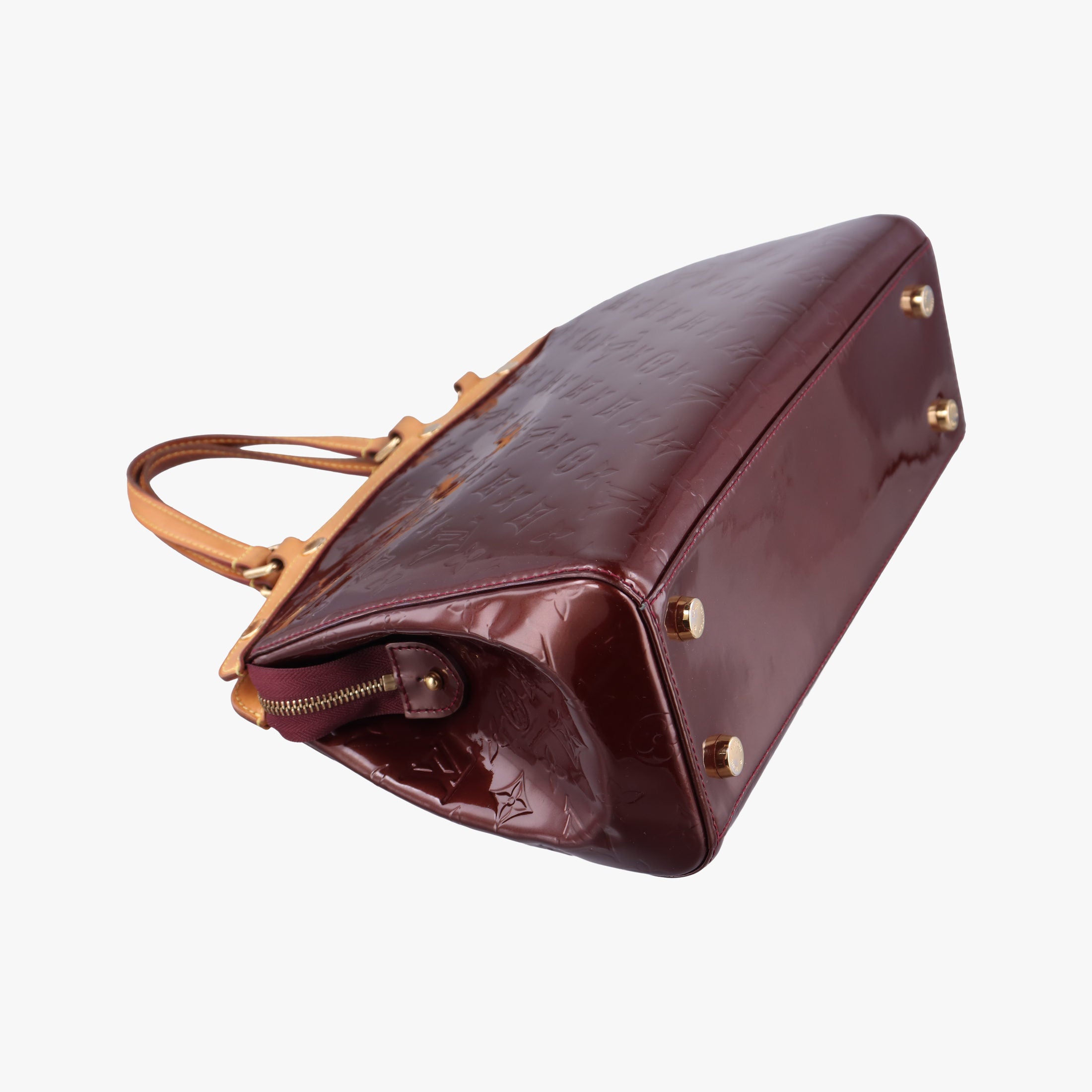 Pre-owned Louis Vuitton Brea MM ROUGE FAUVISTE Vernis M91690 shoulderbag | stylenewstar