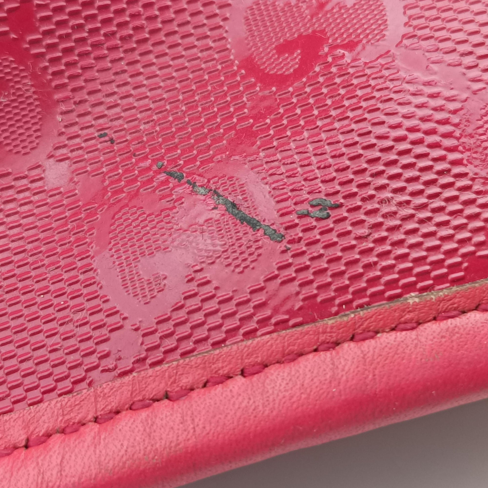 Pre-owned Gucci Guccissima GG Imprime Pink PVC coated canvas 211120 shoulderbag | stylenewstar