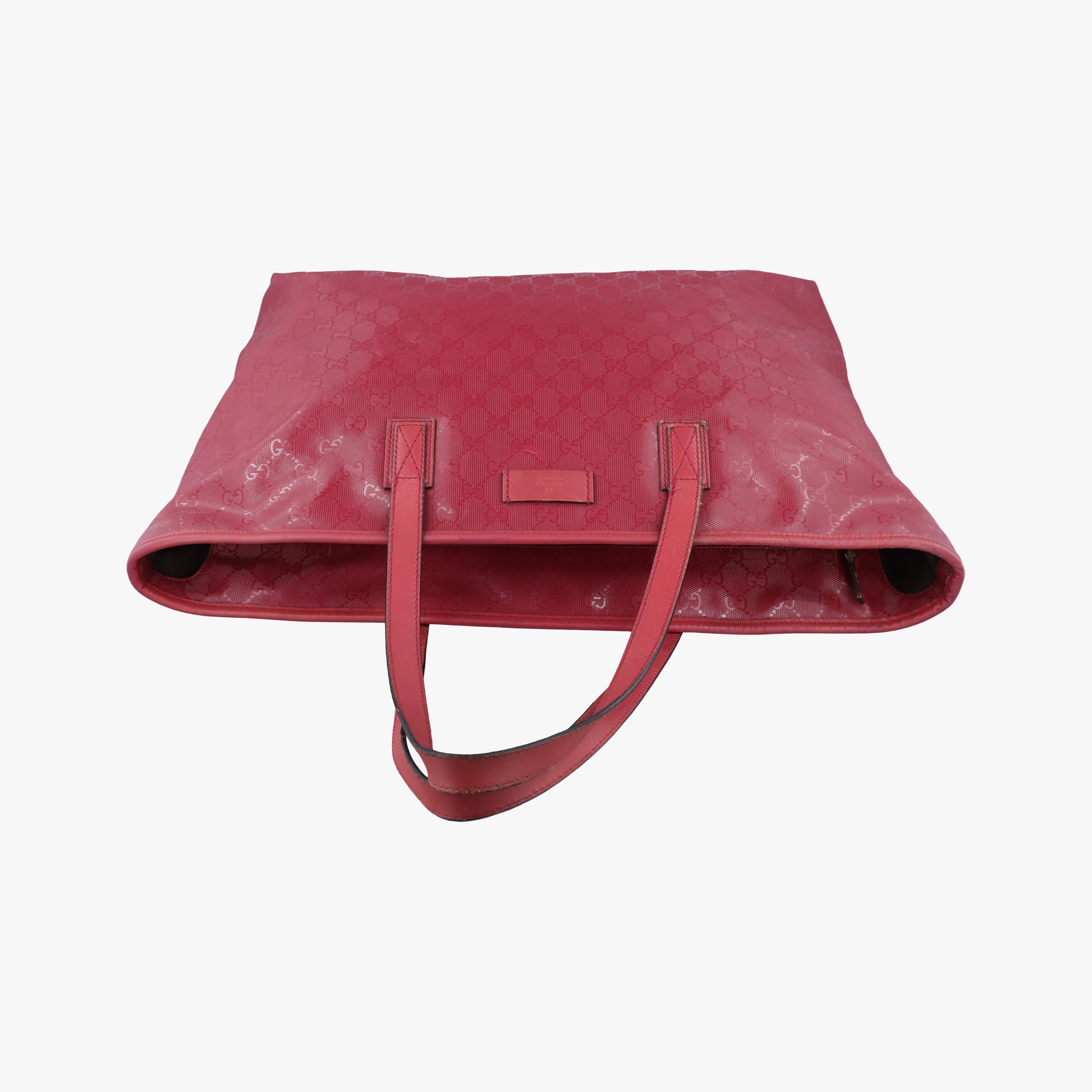 Pre-owned Gucci Guccissima GG Imprime Pink PVC coated canvas 211120 shoulderbag | stylenewstar