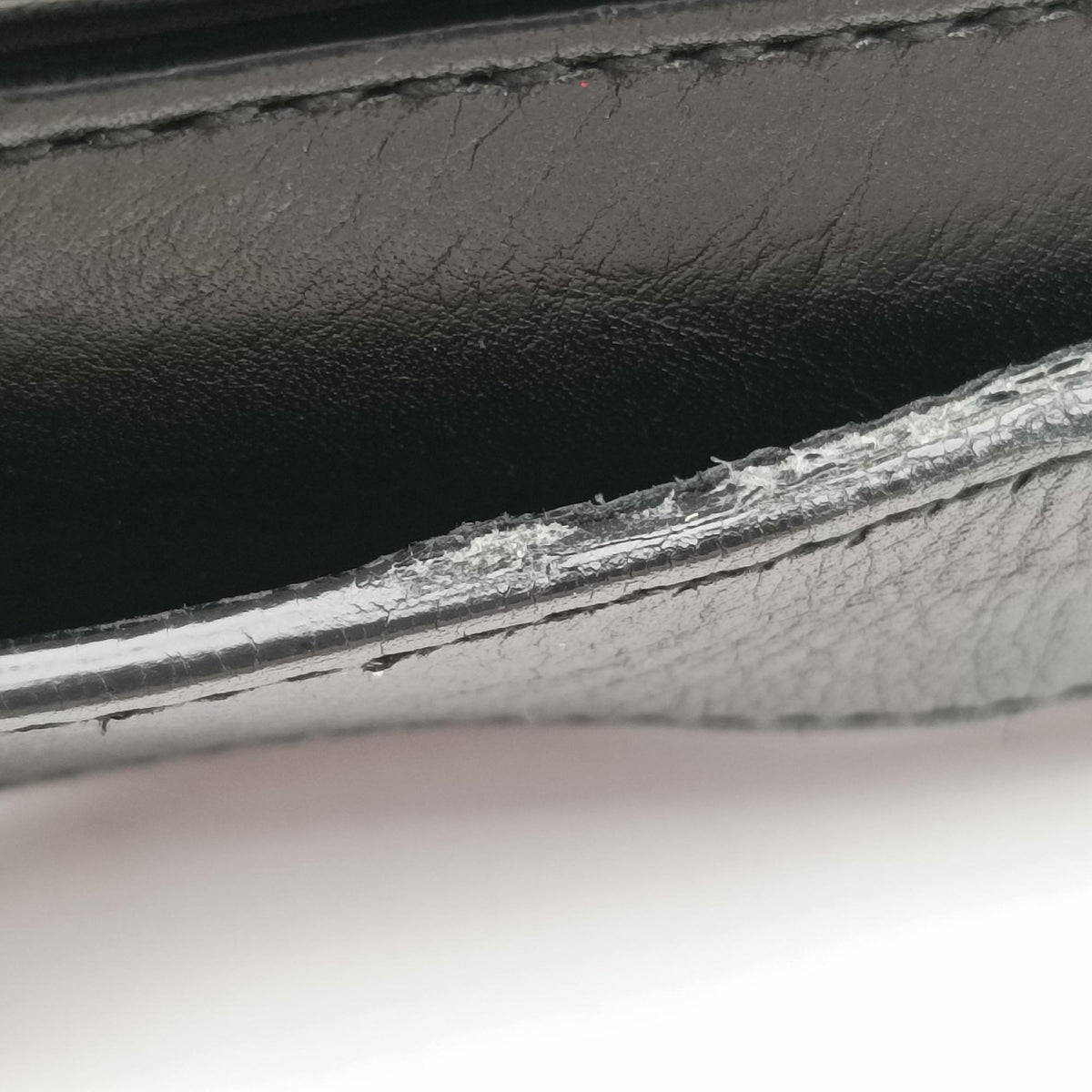 Pre-owned Yves Saint Laurent Y Ligne Black Leather 311214 shoulderbag | stylenewstar