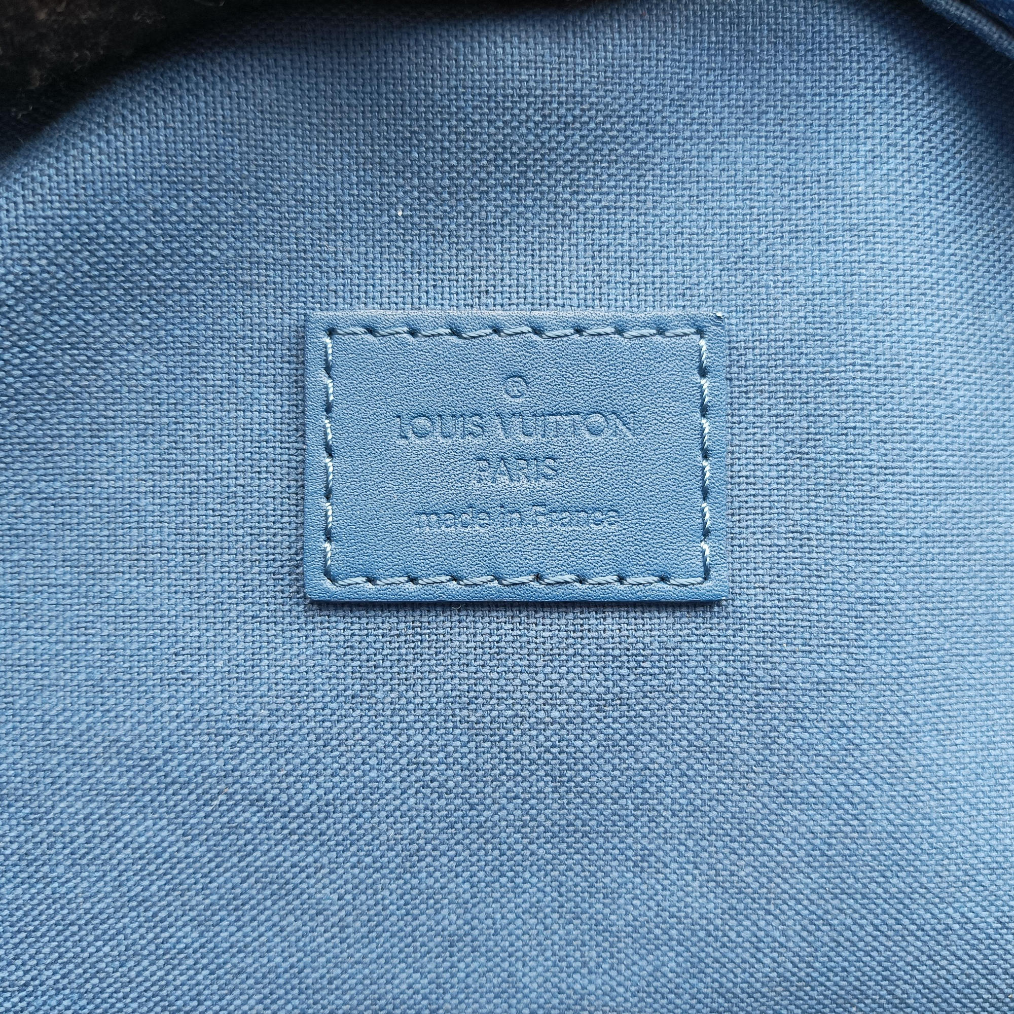 Pre-owned Louis Vuitton Mikael Neptune (Blue) Damie Infinite N41353 backpack/rucksack | stylenewstar