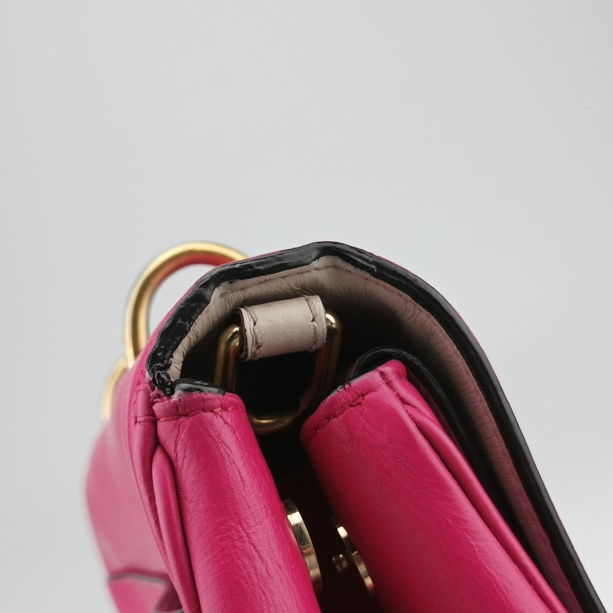 Vintage Christian Dior Be Dior Pink Leather  shoulderbag | stylenewstar