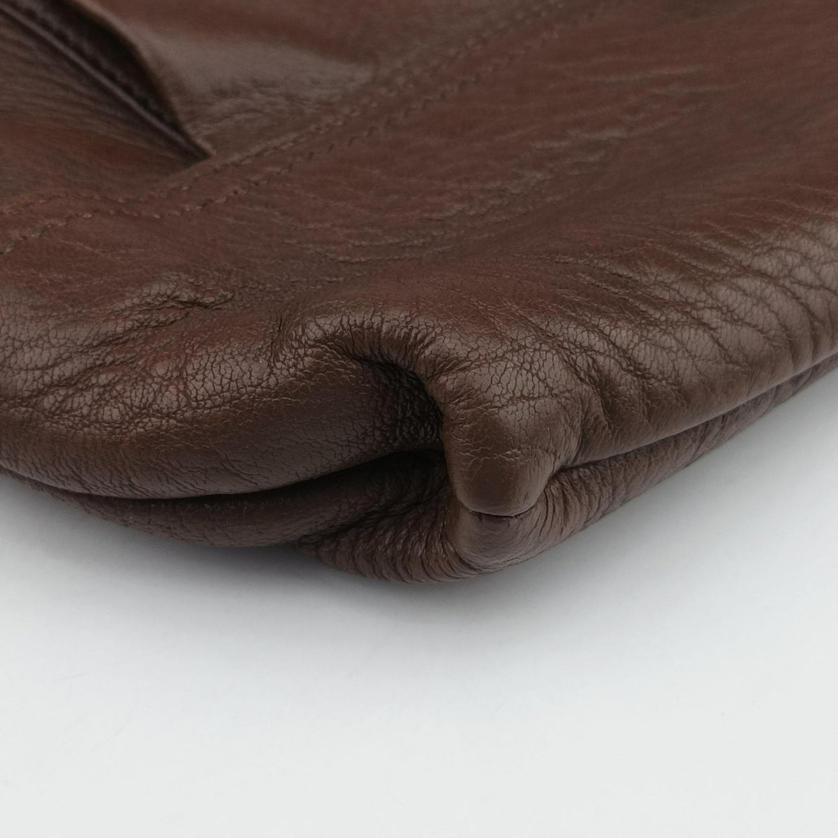 Pre-owned Prada Messenger Brown Leather VA0820 shoulderbag | stylenewstar