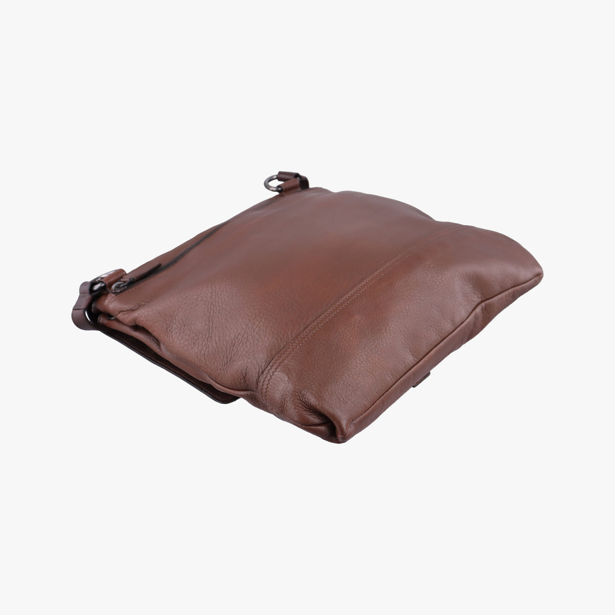 Pre-owned Prada Messenger Brown Leather VA0820 shoulderbag | stylenewstar