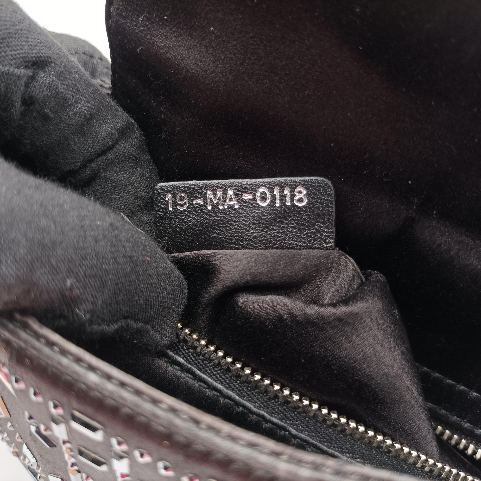 Pre-owned Christian Dior Lady Dior Black Silk  shoulderbag | stylenewstar