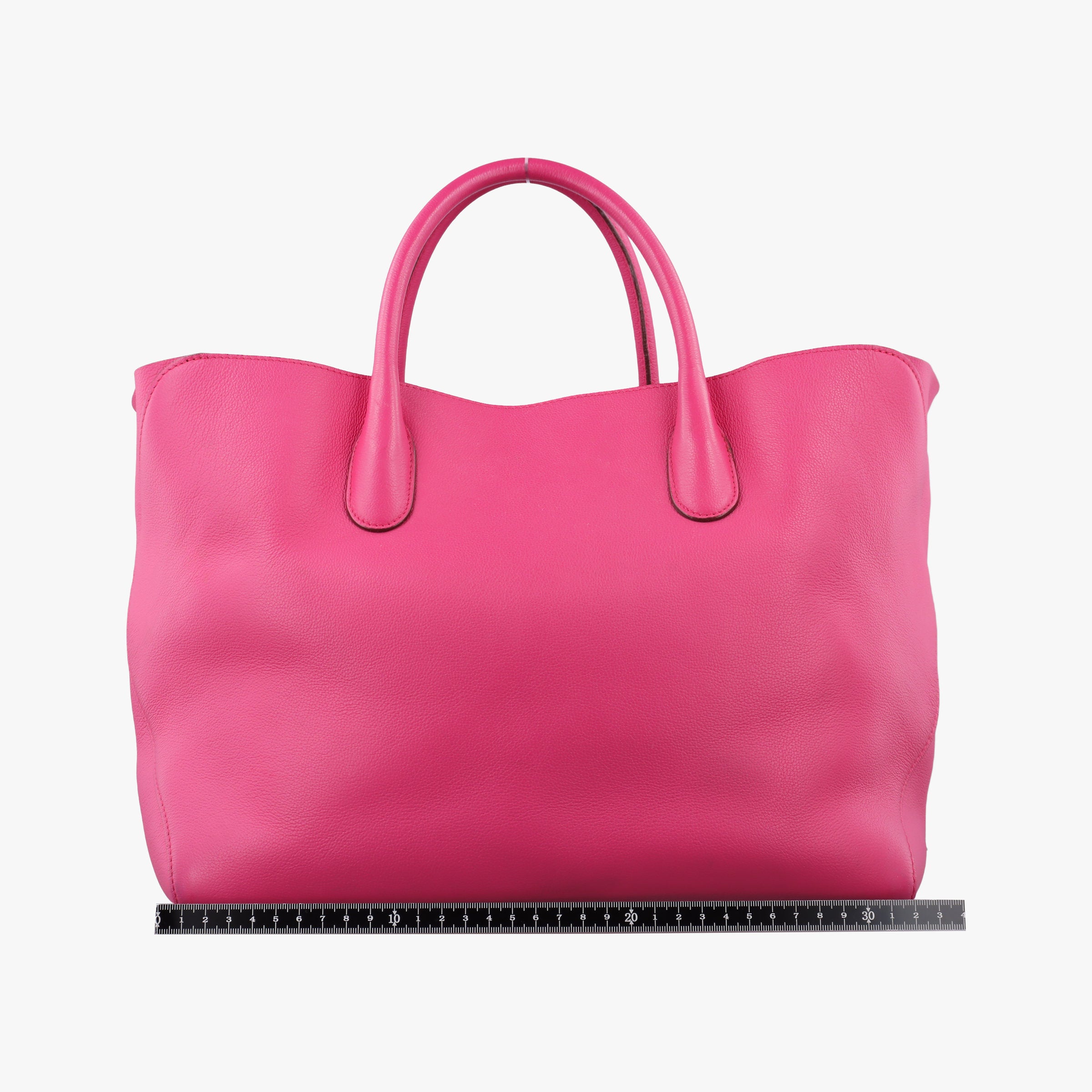 Pre-owned Christian Dior Open Bar Tote Pink Leather  shoulderbag | stylenewstar