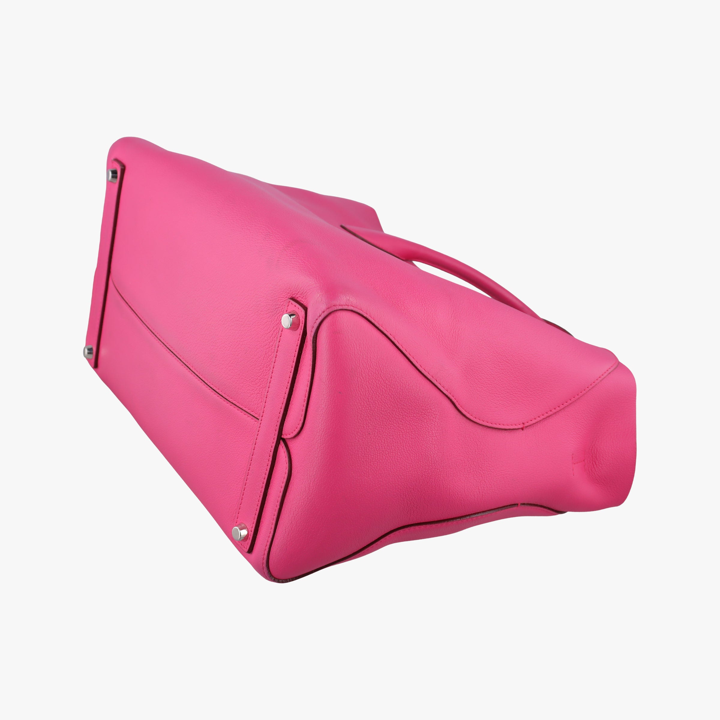 Pre-owned Christian Dior Open Bar Tote Pink Leather  shoulderbag | stylenewstar