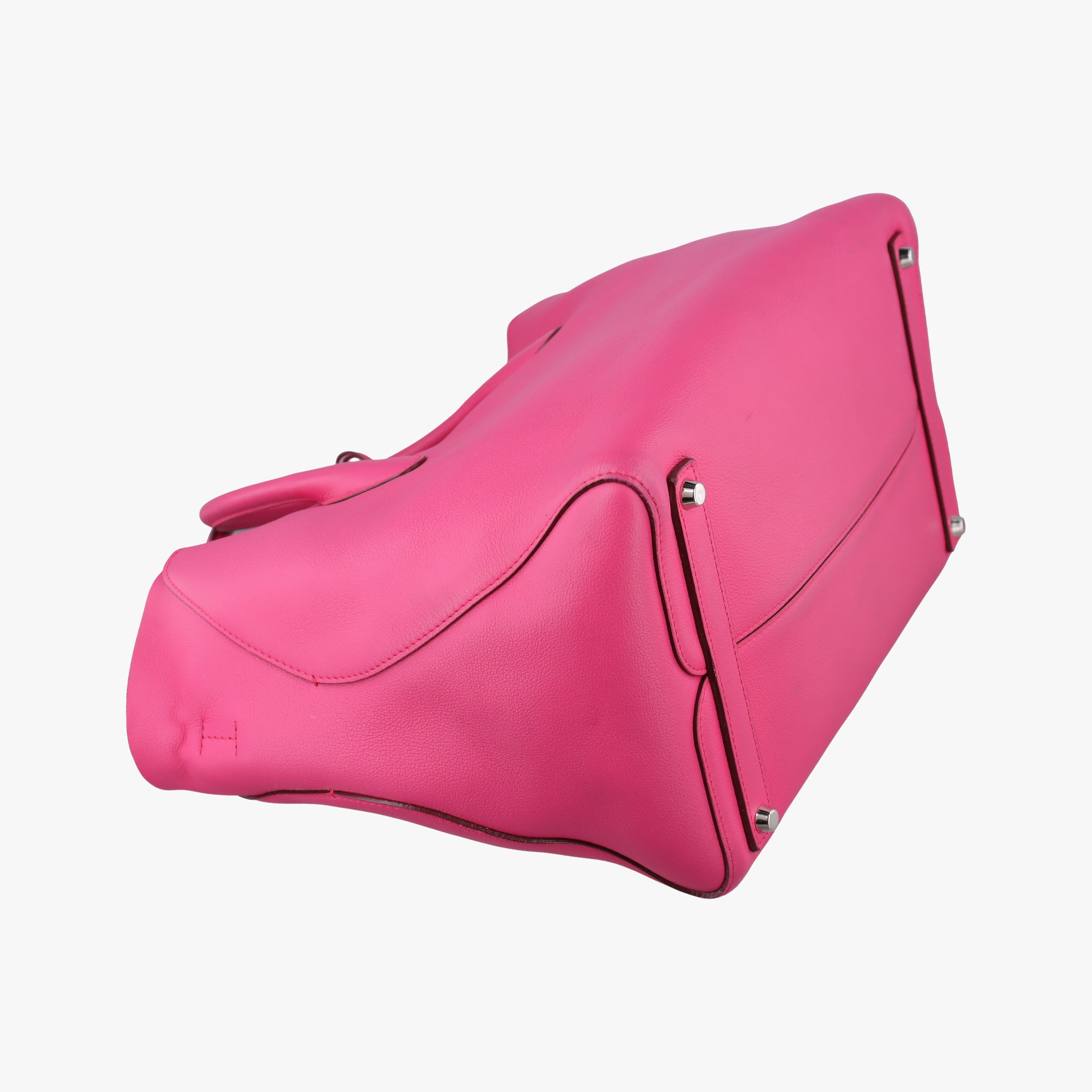 Pre-owned Christian Dior Open Bar Tote Pink Leather  shoulderbag | stylenewstar