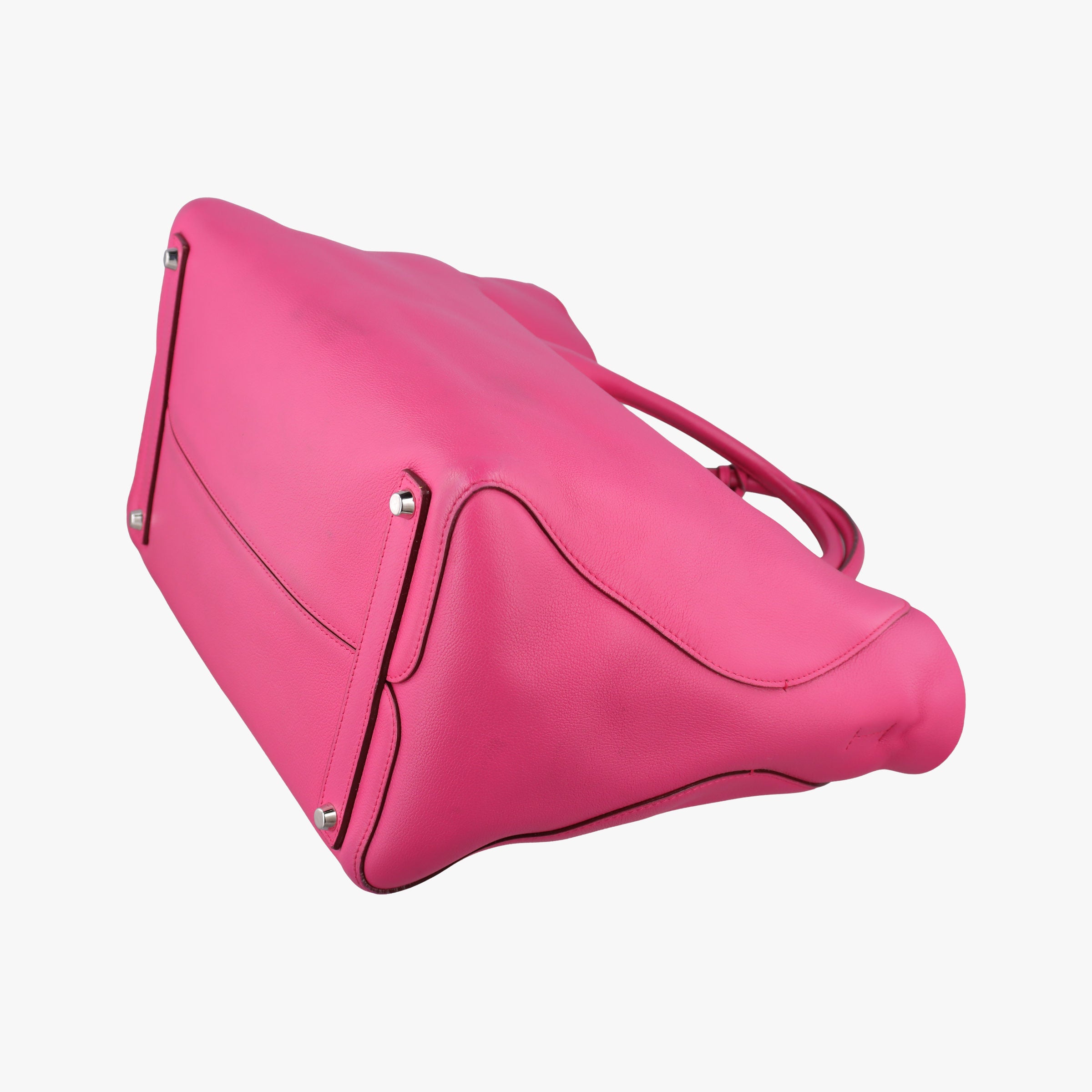 Pre-owned Christian Dior Open Bar Tote Pink Leather  shoulderbag | stylenewstar