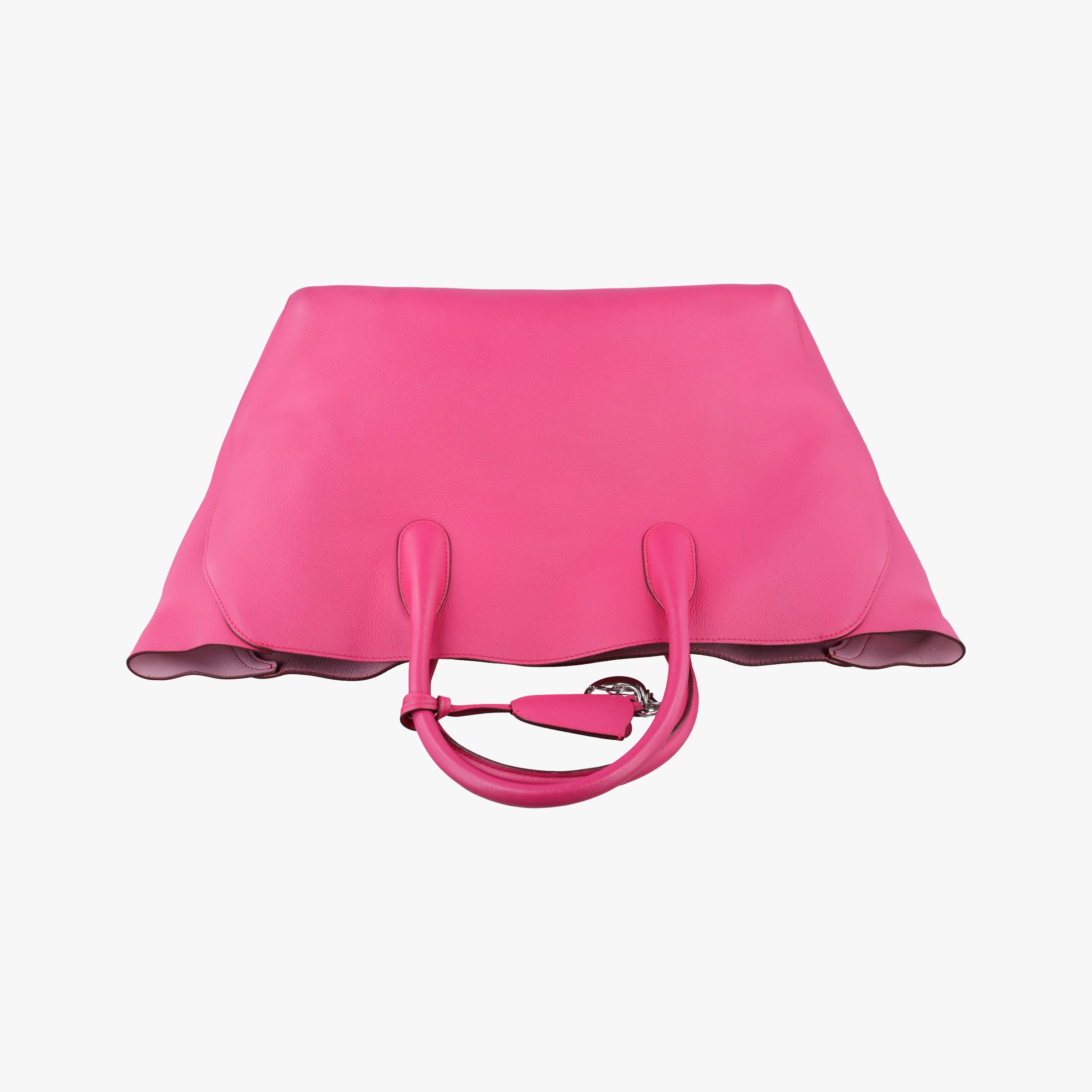 Pre-owned Christian Dior Open Bar Tote Pink Leather  shoulderbag | stylenewstar