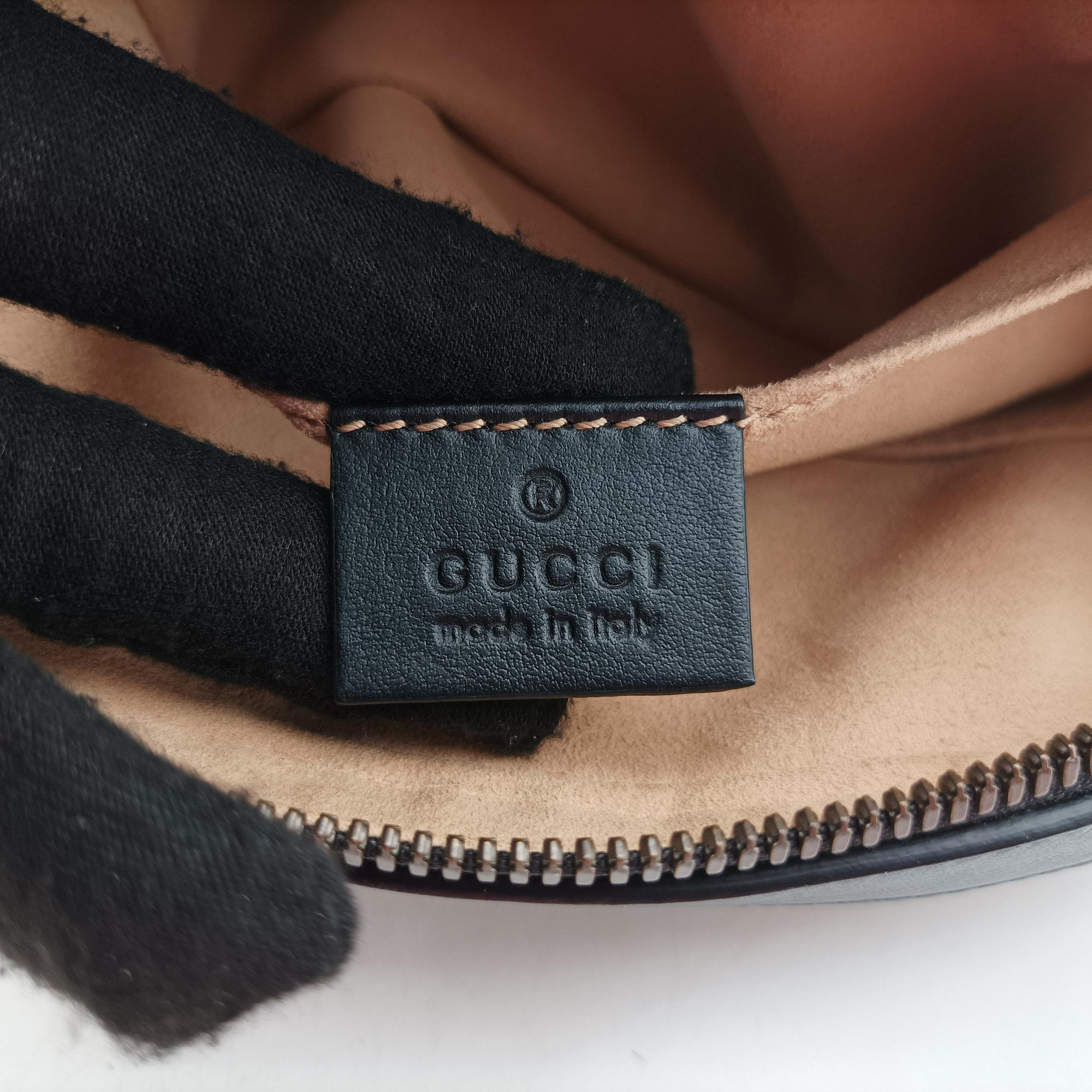 Vintage Gucci GG Marmont Animalier Black Leather 491294 clutchbag | stylenewstar