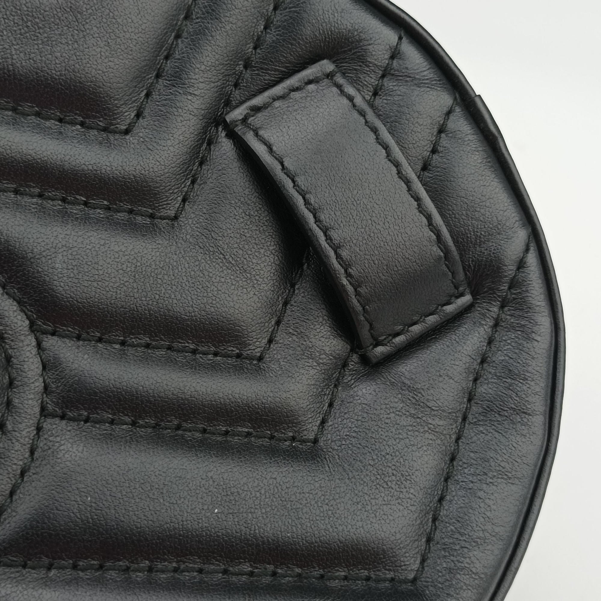 Vintage Gucci GG Marmont Animalier Black Leather 491294 clutchbag | stylenewstar