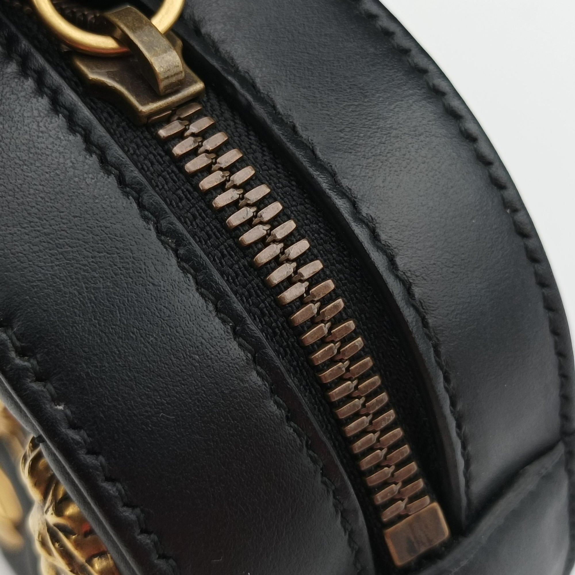 Vintage Gucci GG Marmont Animalier Black Leather 491294 clutchbag | stylenewstar