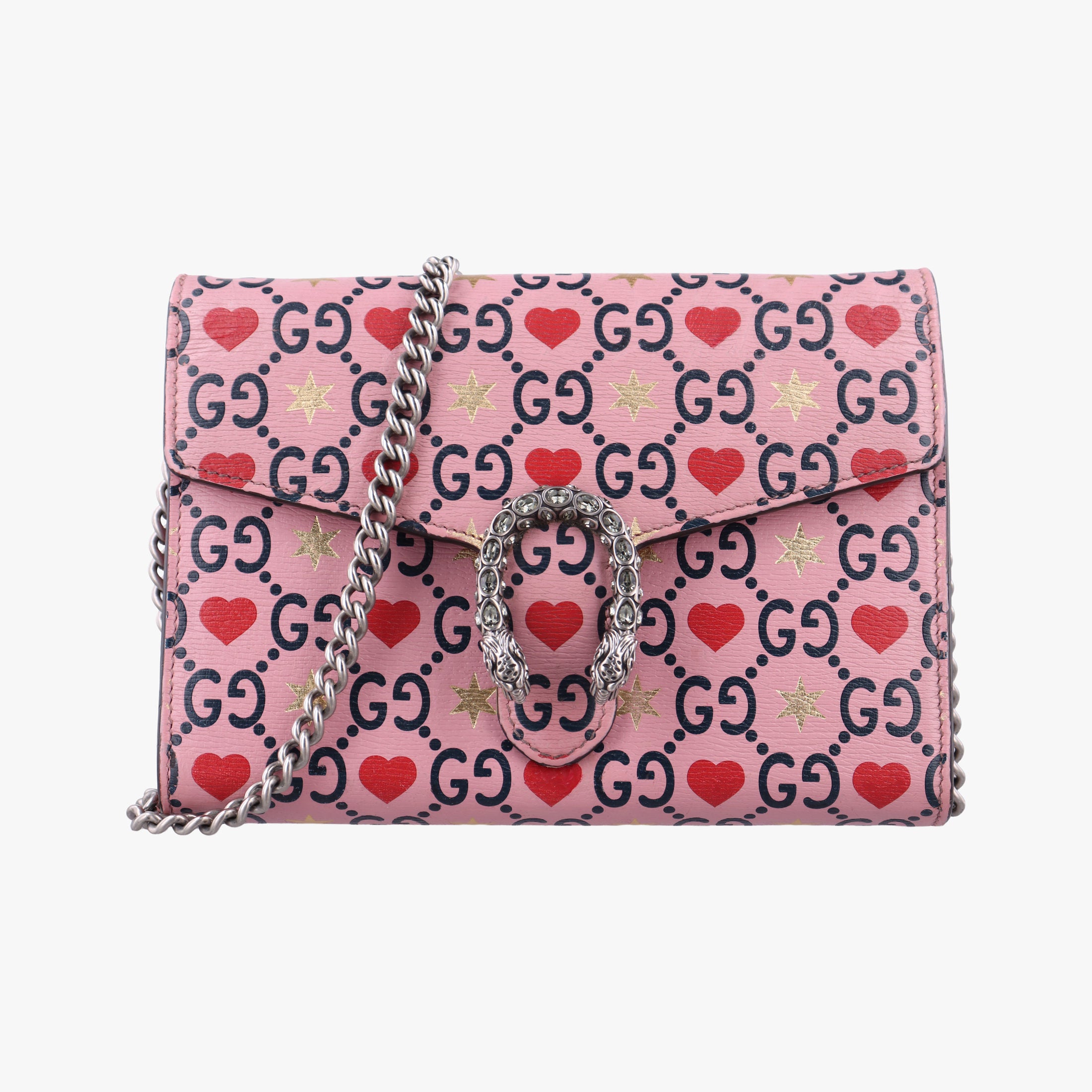 Secondhand Gucci Dionysus Pink×multi Leather 401231 shoulderbag | stylenewstar
