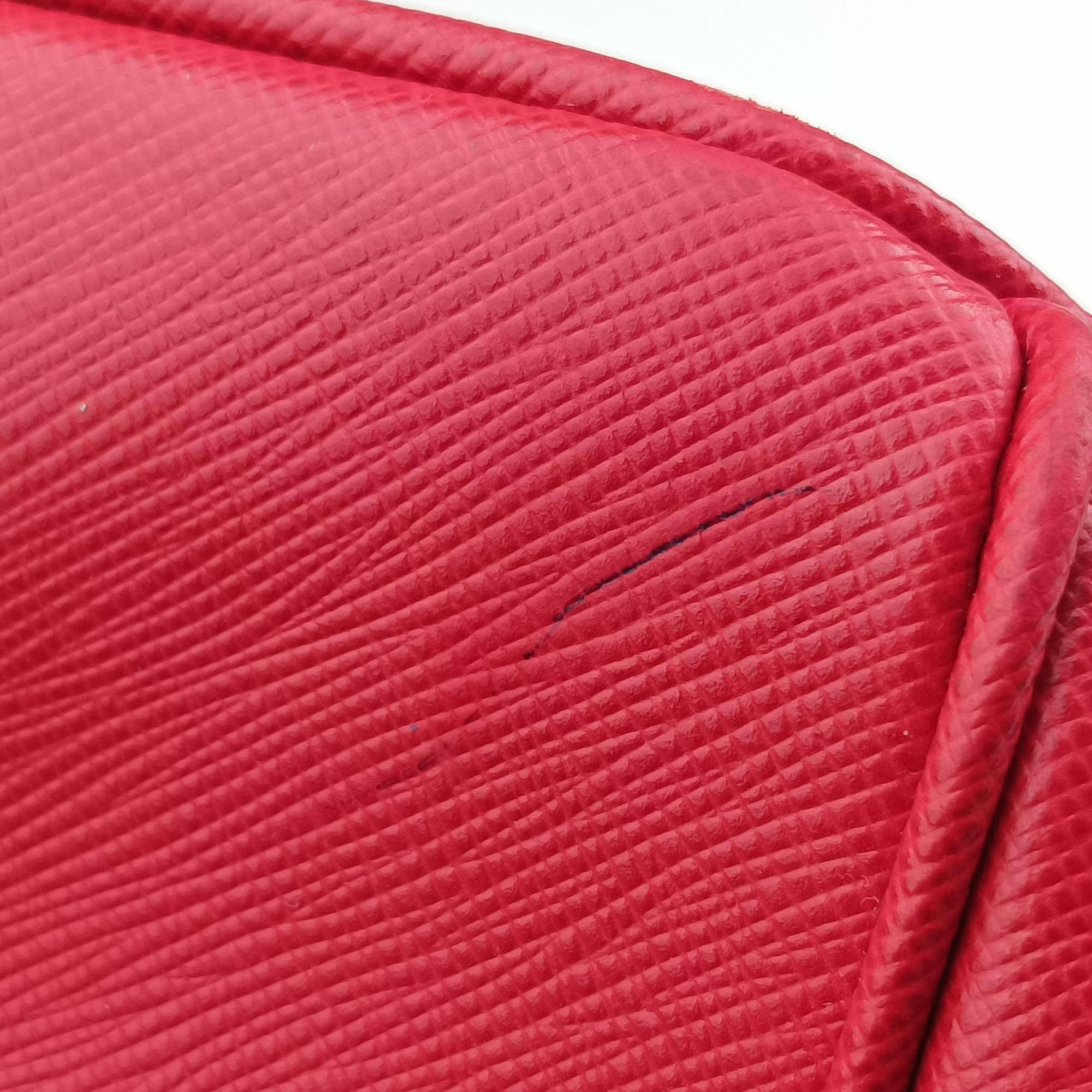 Pre-owned Prada Galleria Orange×red SAFFIANO Leather BN1844 shoulderbag | stylenewstar