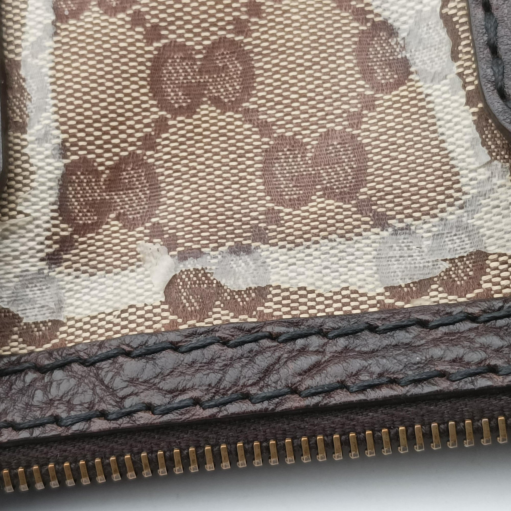 Vintage Gucci Babushka Multicolour PVC coated canvas×Leather 207775 handbag | stylenewstar