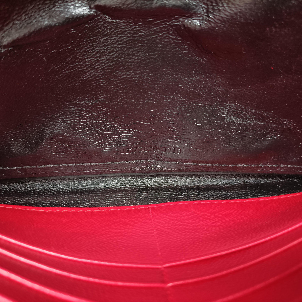 Pre-owned Yves Saint Laurent MONOGRAM Red Leather 277828 shoulderbag | stylenewstar