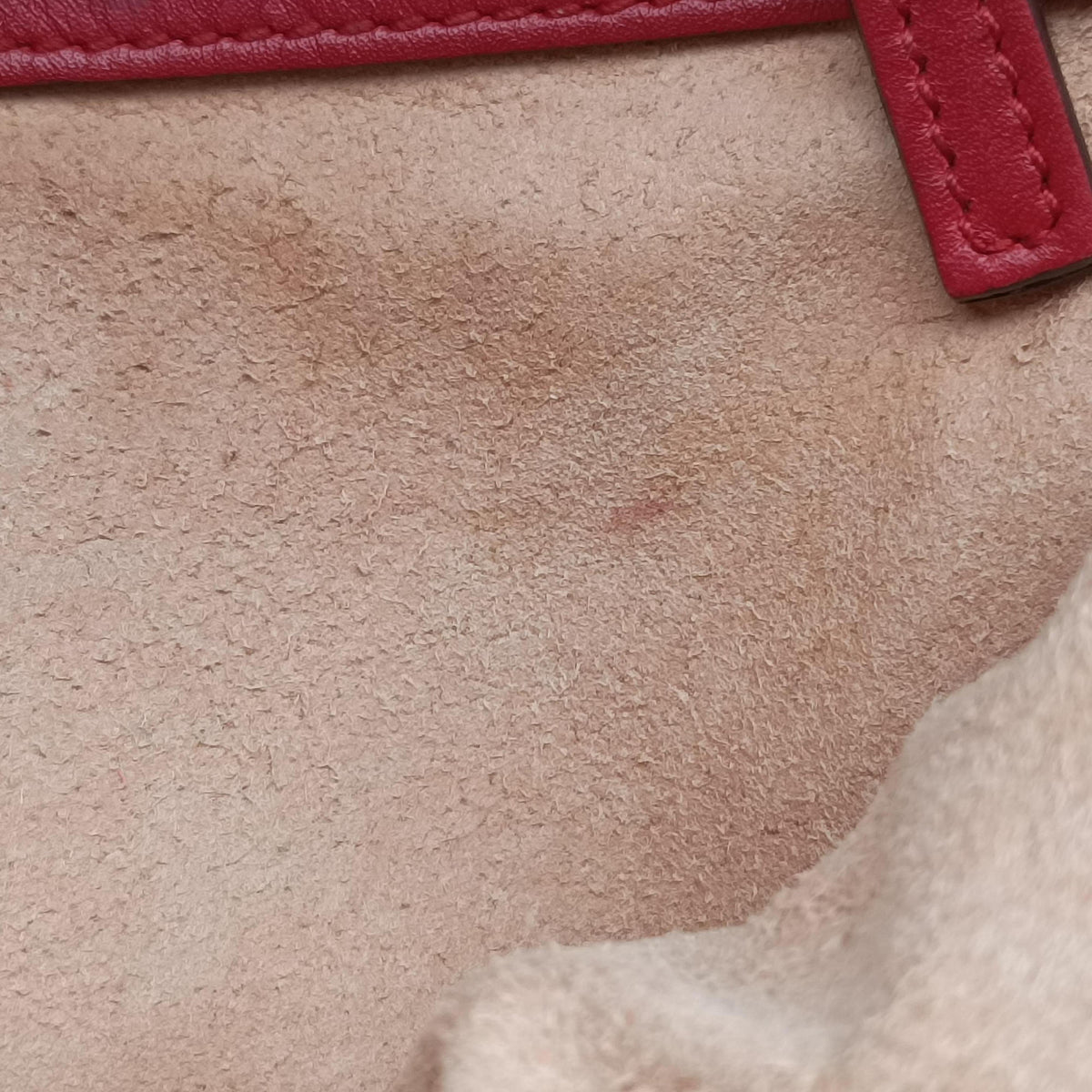 Secondhand Gucci GG Marmont Red Leather 443497 shoulderbag | stylenewstar