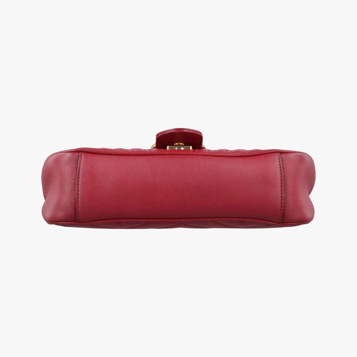 Secondhand Gucci GG Marmont Red Leather 443497 shoulderbag | stylenewstar