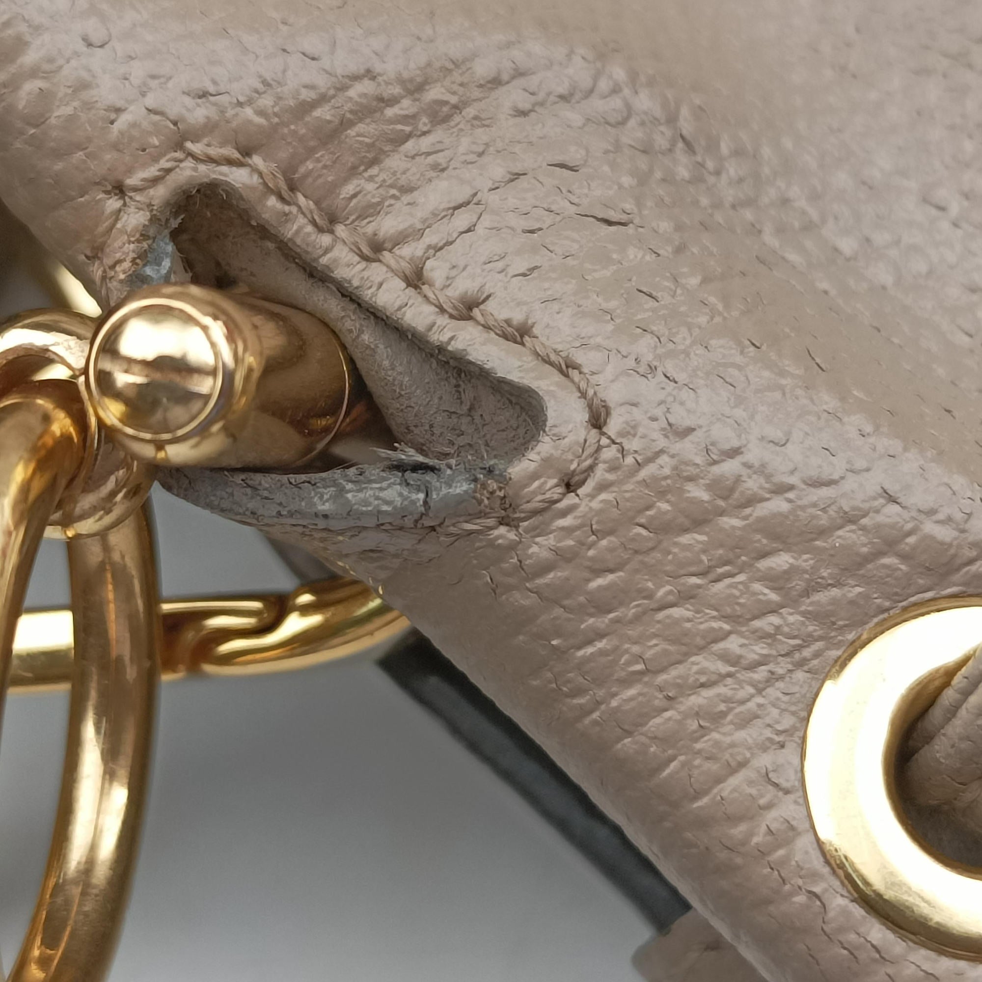 Pre-owned Fendi Mon Tresor Mini Bucket Brown Leather 8BS010 shoulderbag | stylenewstar