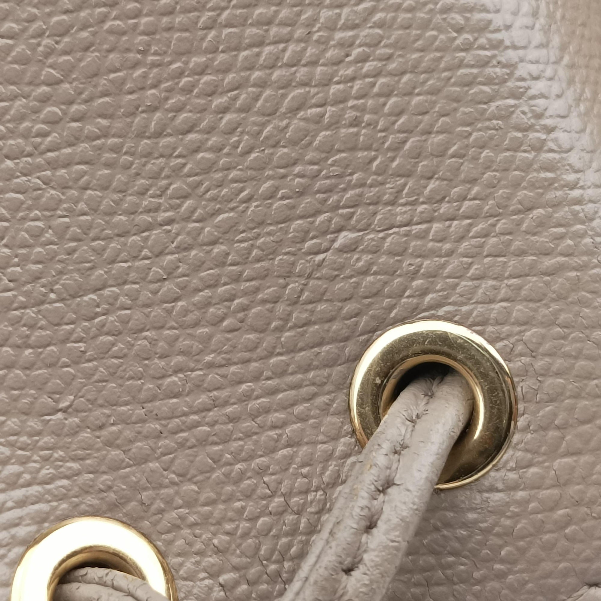 Pre-owned Fendi Mon Tresor Mini Bucket Brown Leather 8BS010 shoulderbag | stylenewstar